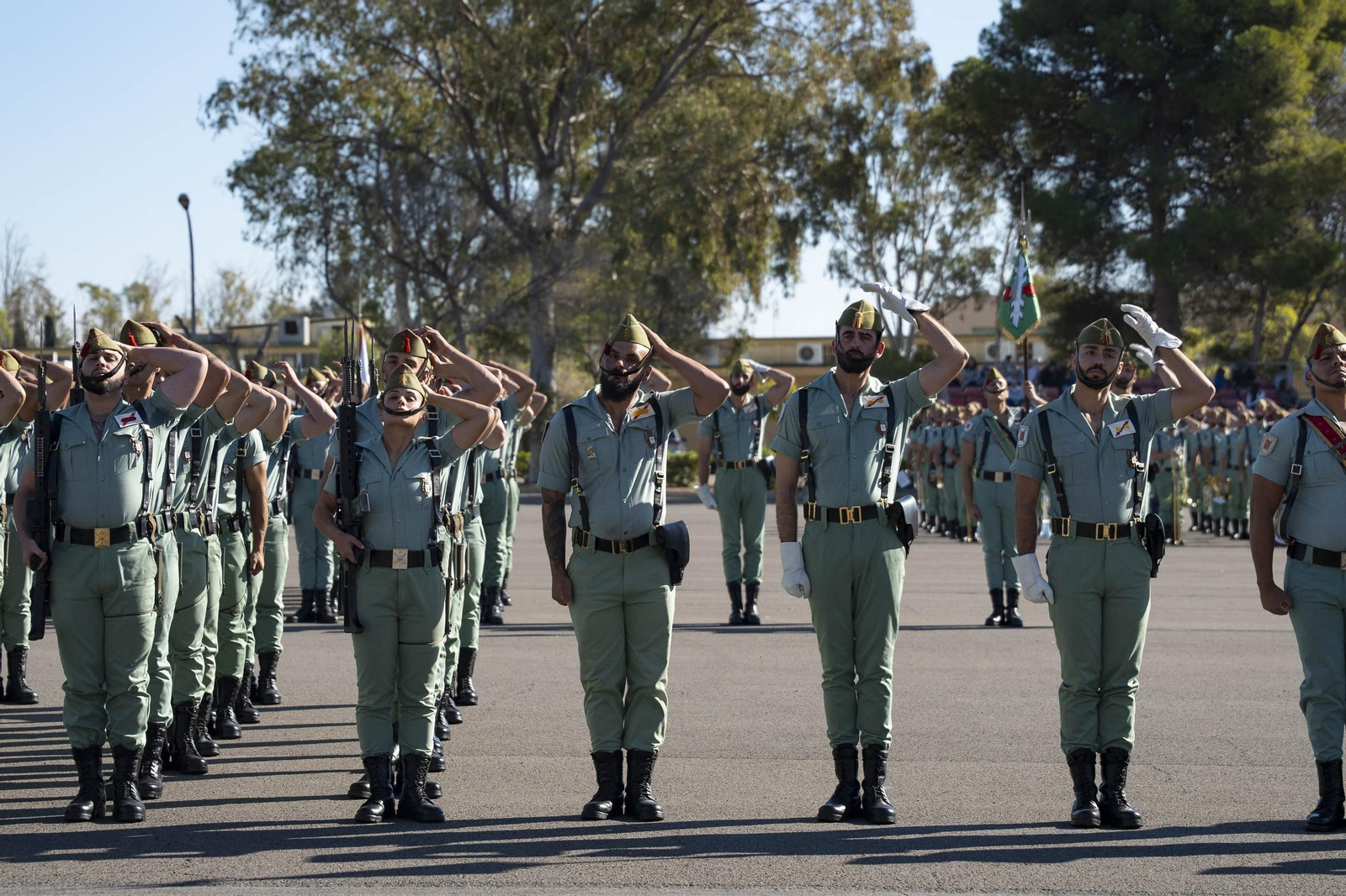 Así conmemora el día de la Inmaculada Concepción la Brigada de la Legión en Almería y despide al contingente que parte a Eslovaquia