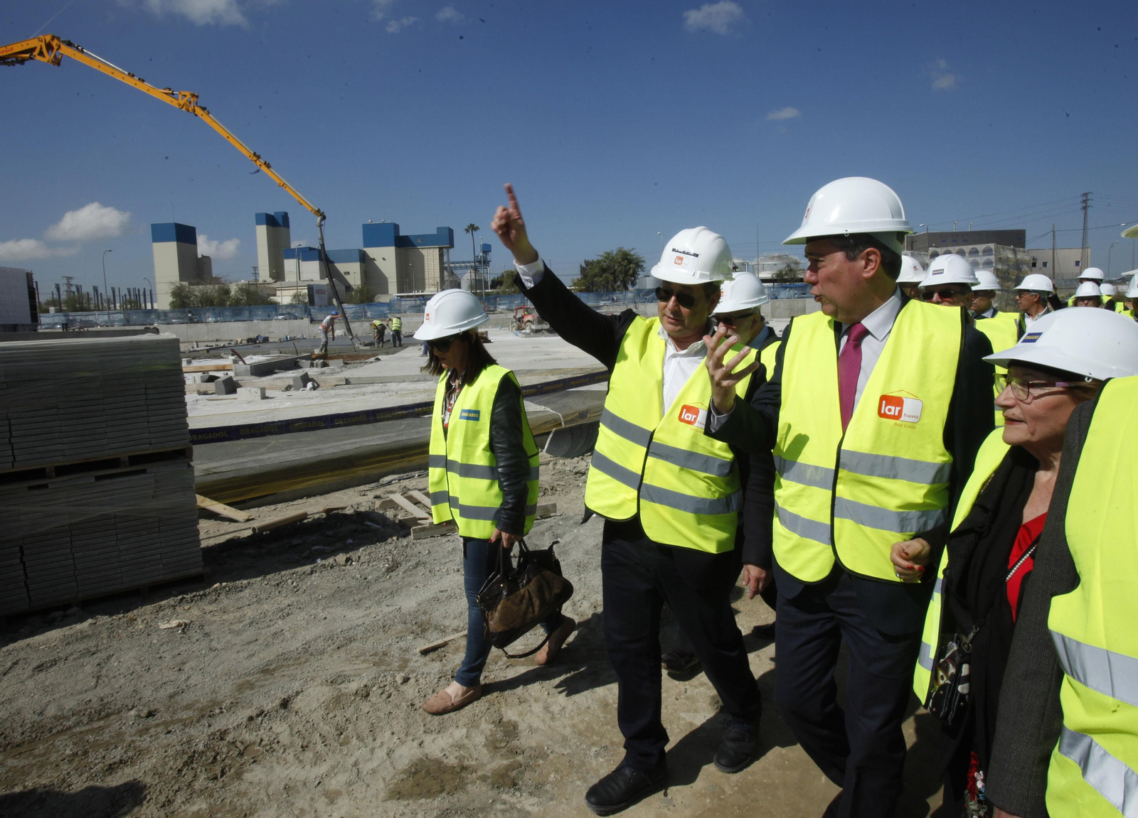 Las obras del centro comercial Lagoh en Palmas Altas
