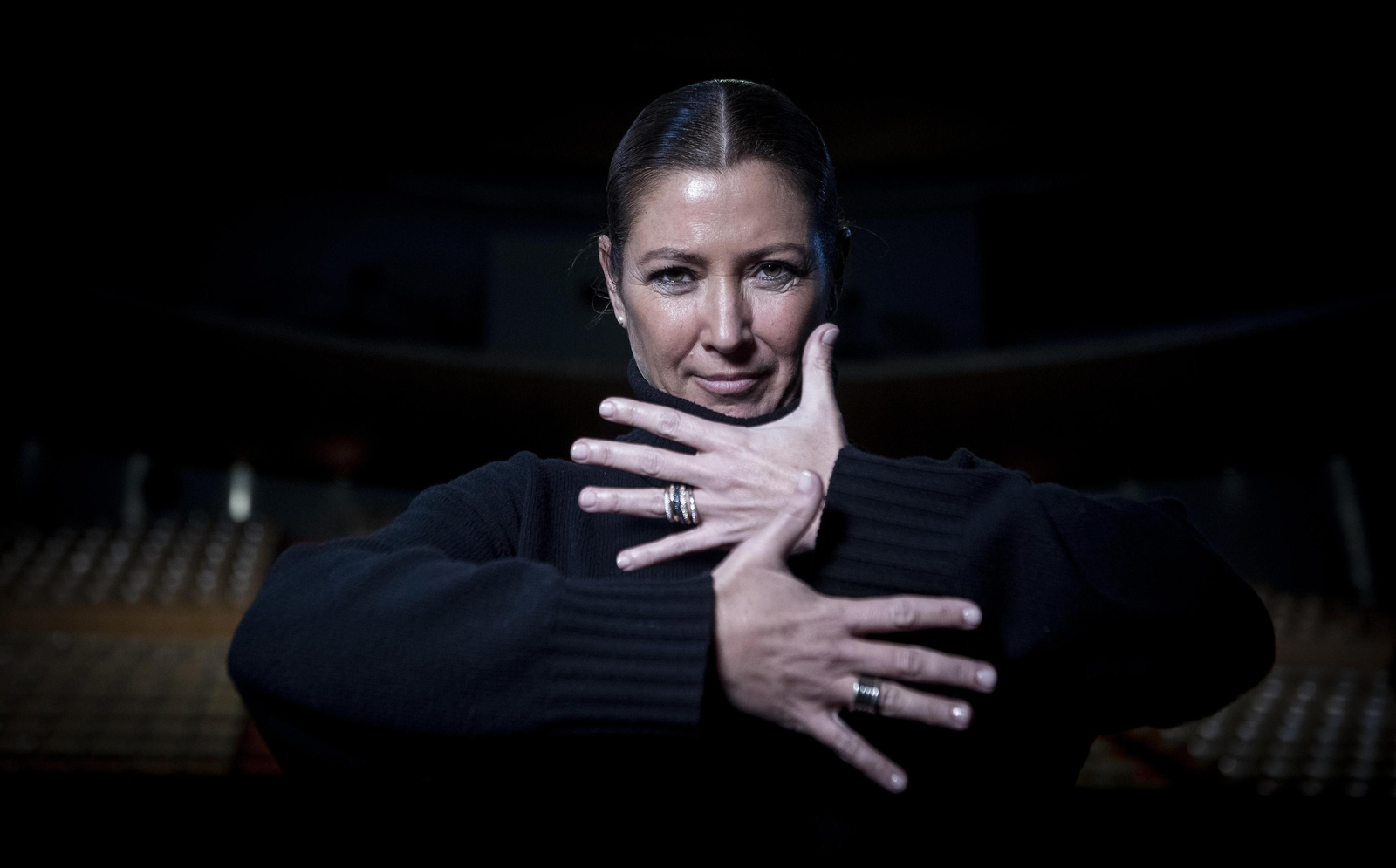 Sara Baras, en el Teatro de la Maestranza.