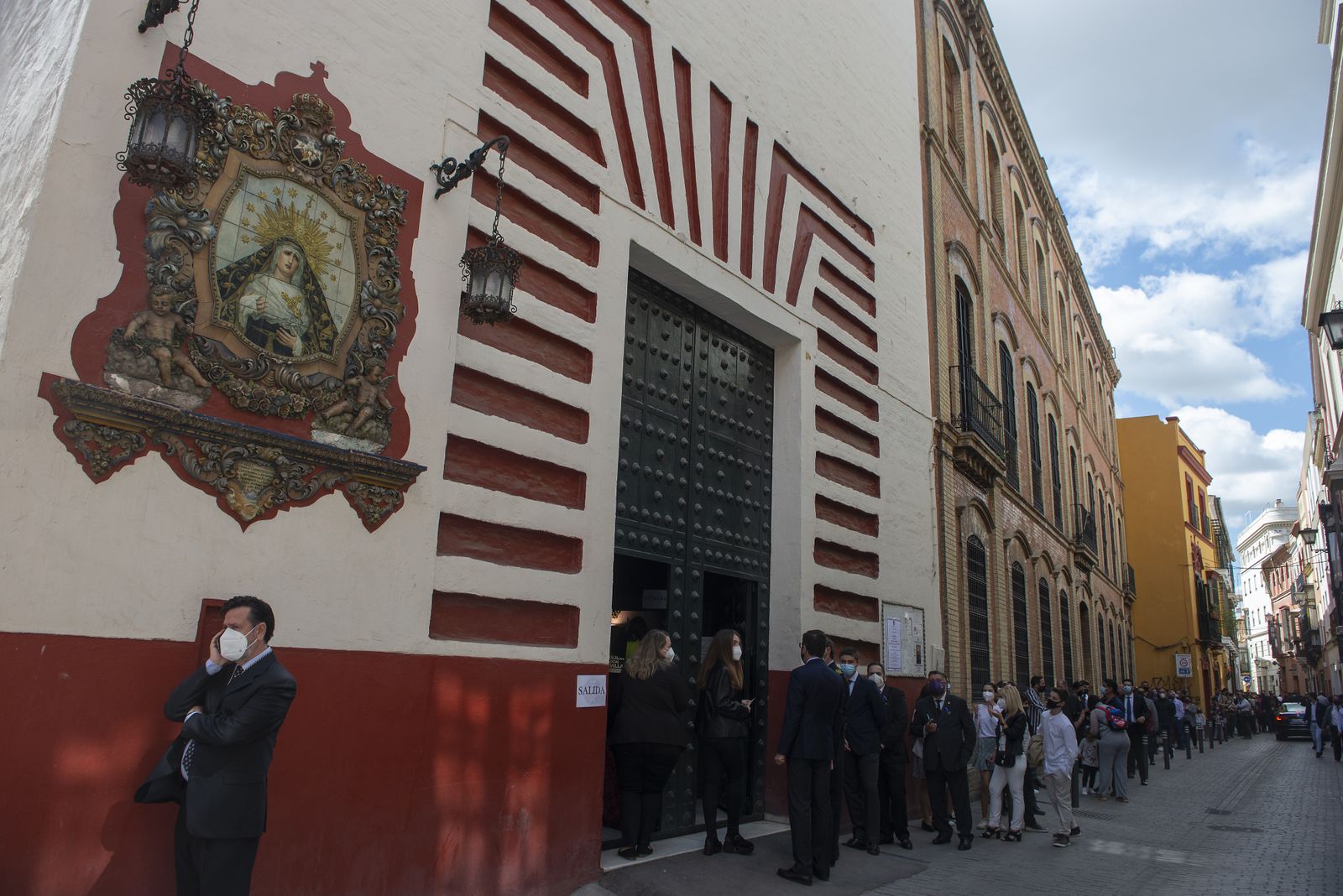 Viernes Santo en pandemia: La Soledad de San Buenaventura, en imágenes