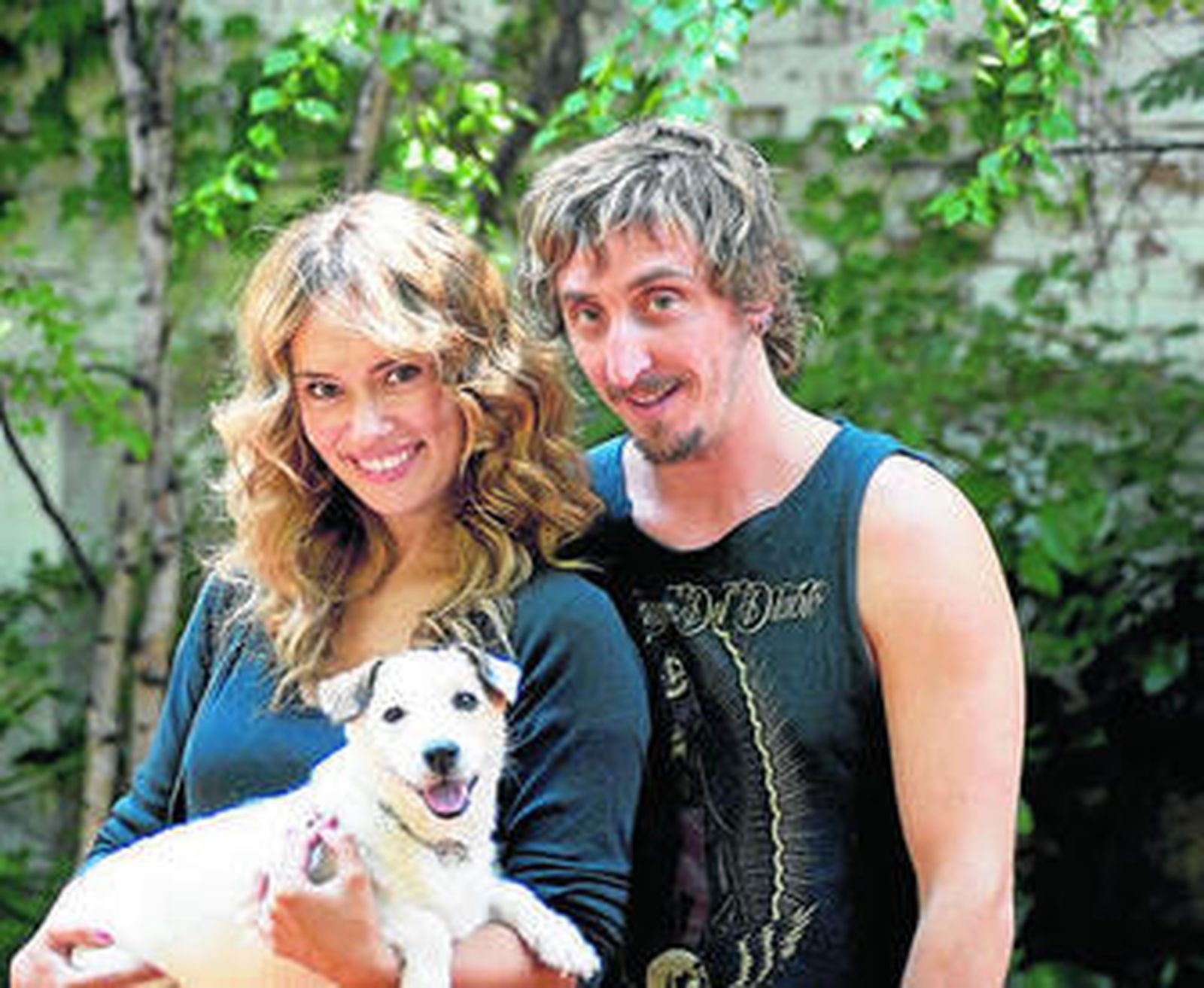 Iván Massagué,  Patricia Conde y Pancho.