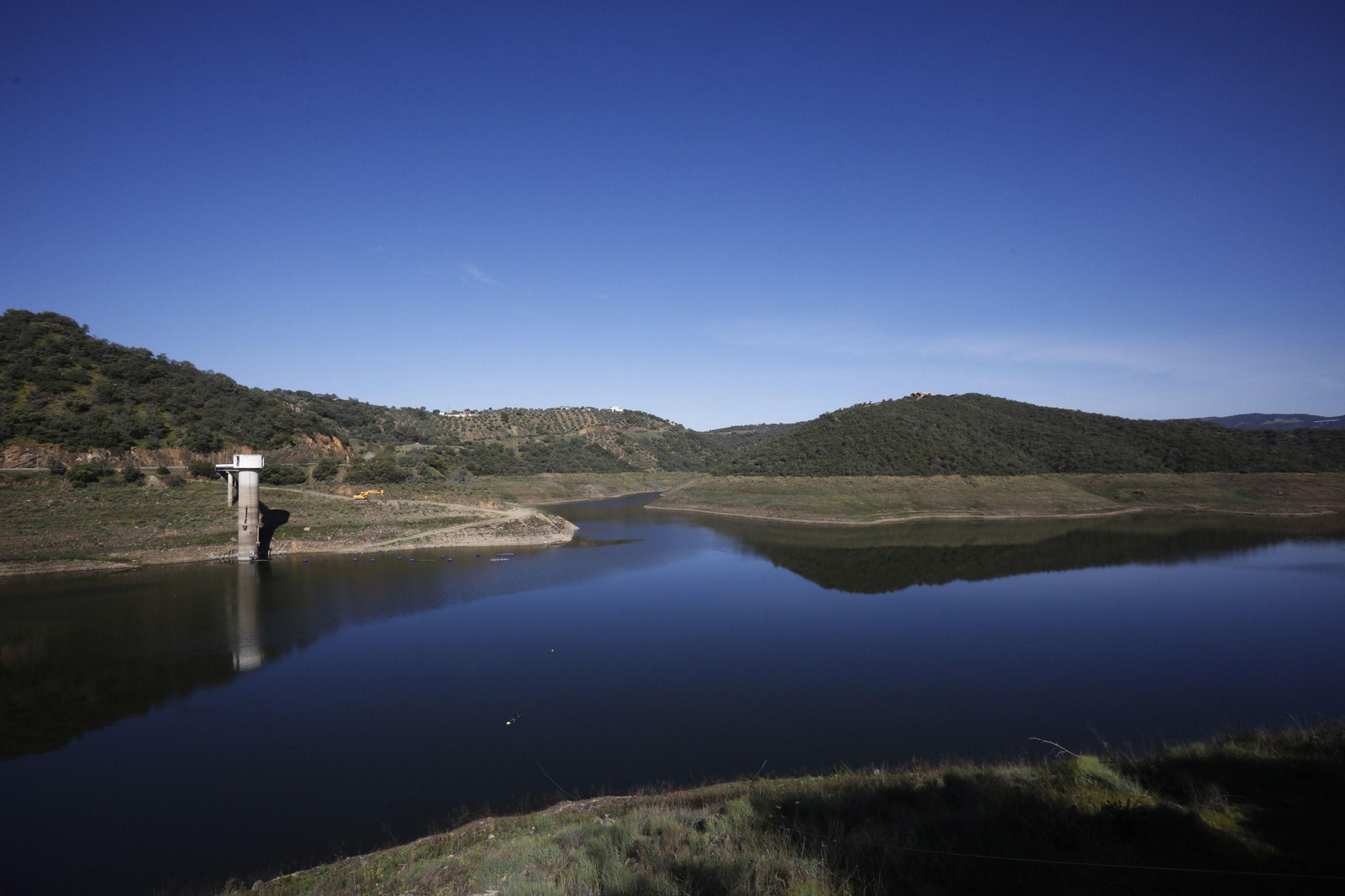 Estado del embalse de Martín Gonzalo, en Montoro. Estado del embalse de Martín Gonzalo, en Montoro.