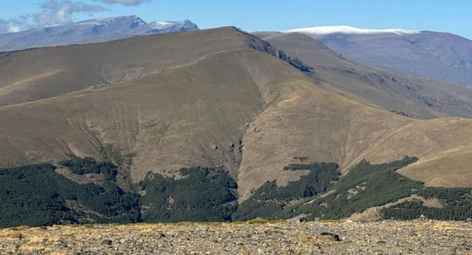 Vistas desde el Chullo, el pasado sábado.