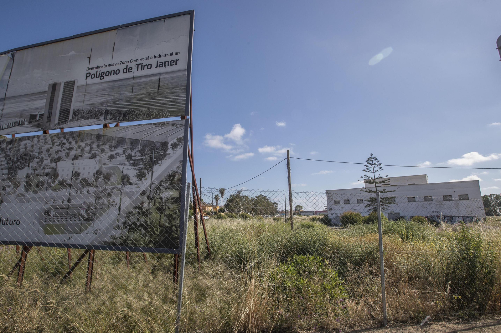 Imagen de los terrenos del antiguo polígono de tiro Janer.