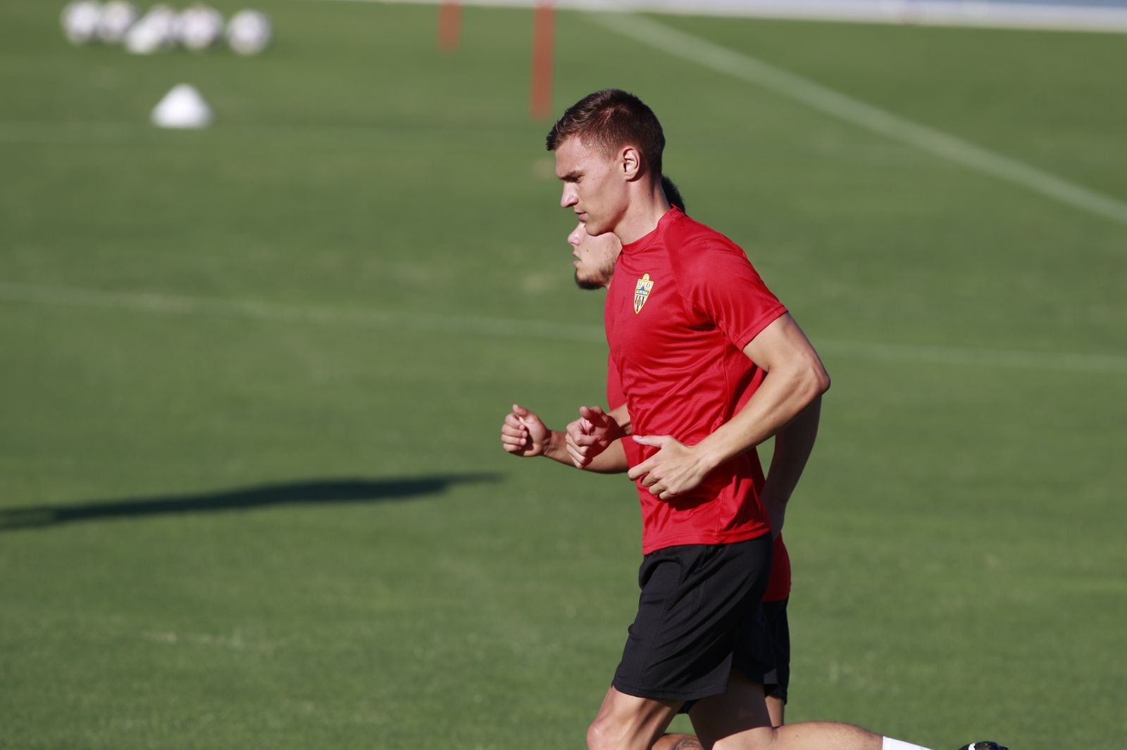 Imágenes del primer entramiento de la U.D. Almería en la Liga Santander, temporada 2022-2023