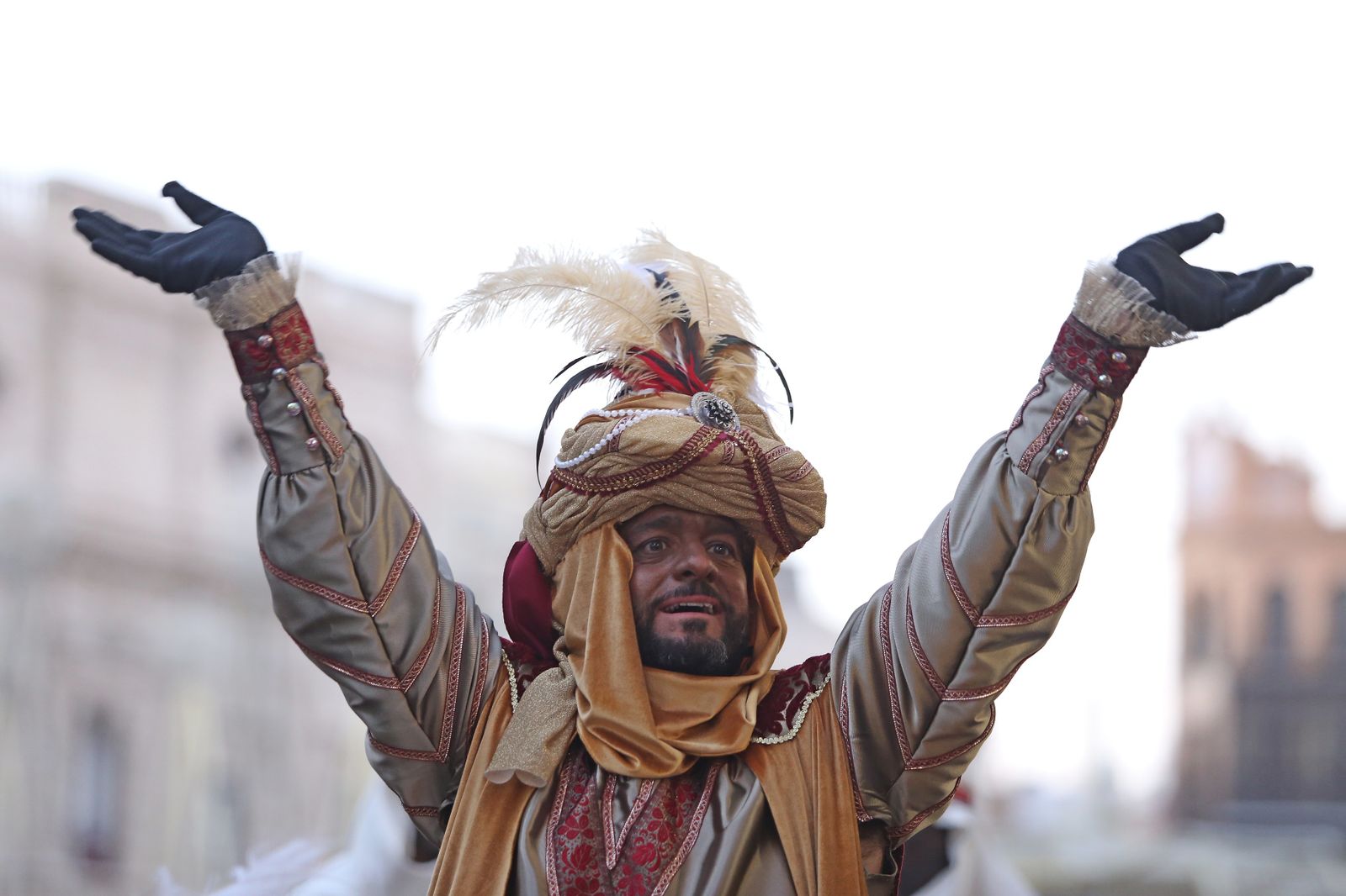 El cortejo del Heraldo, en imágenes