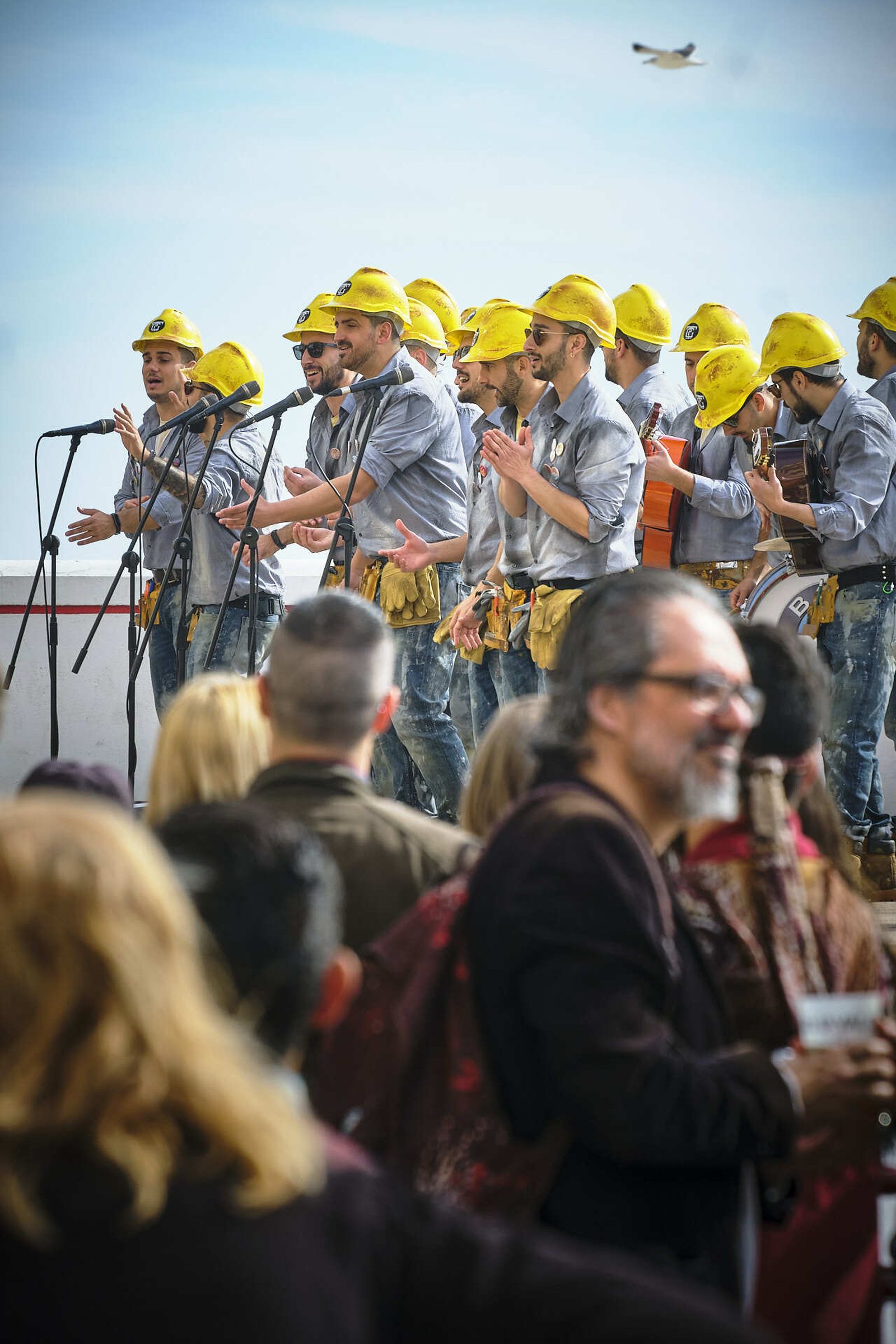Batalla de Coplas en el Paseo Marítimo de Cádiz