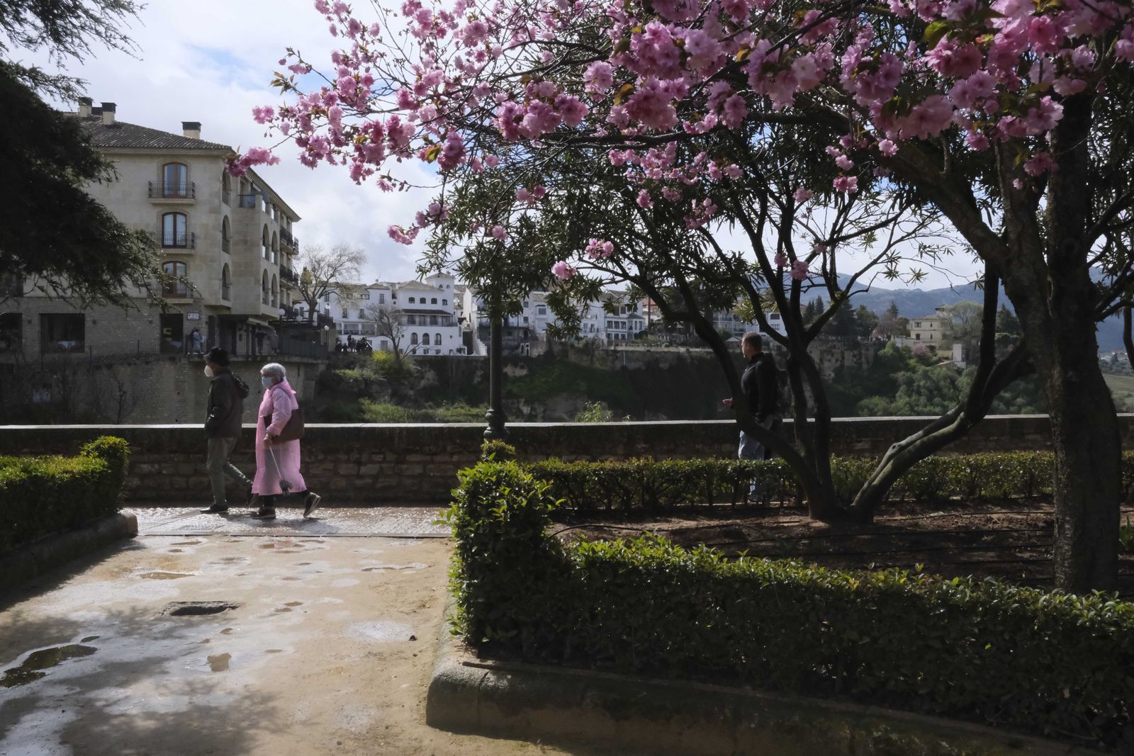 Las fotos del regreso de la lluvia a Ronda