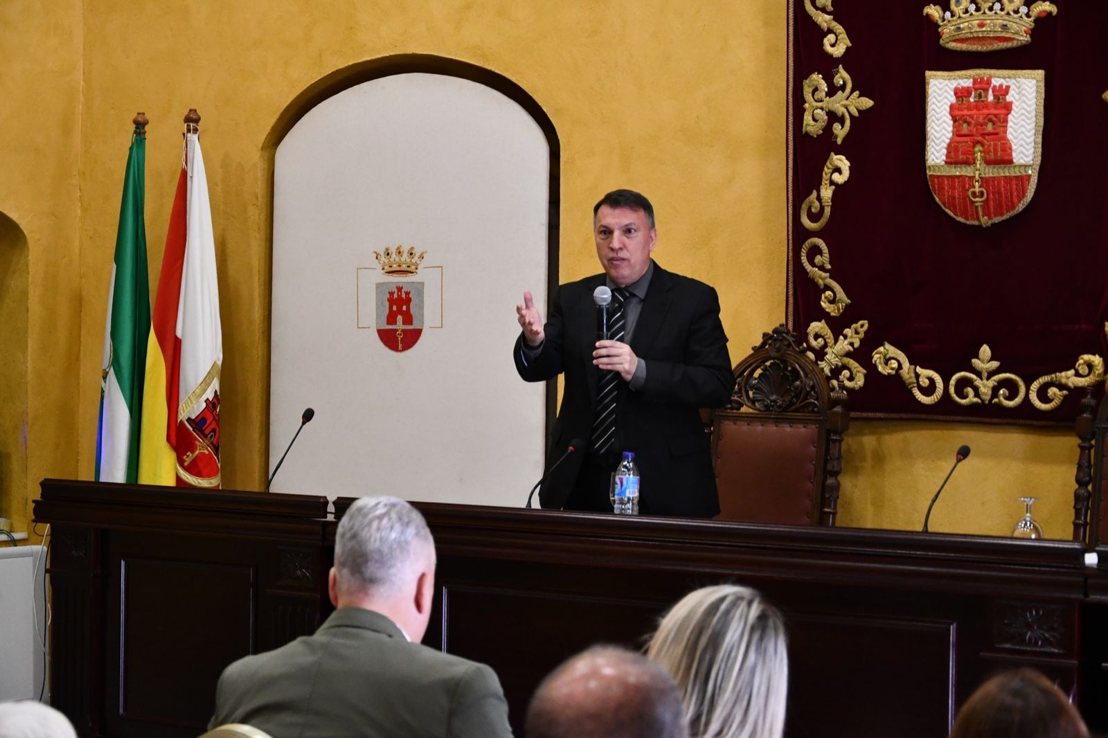 Joaquim Bosch, durante su ponencia en San Roque.