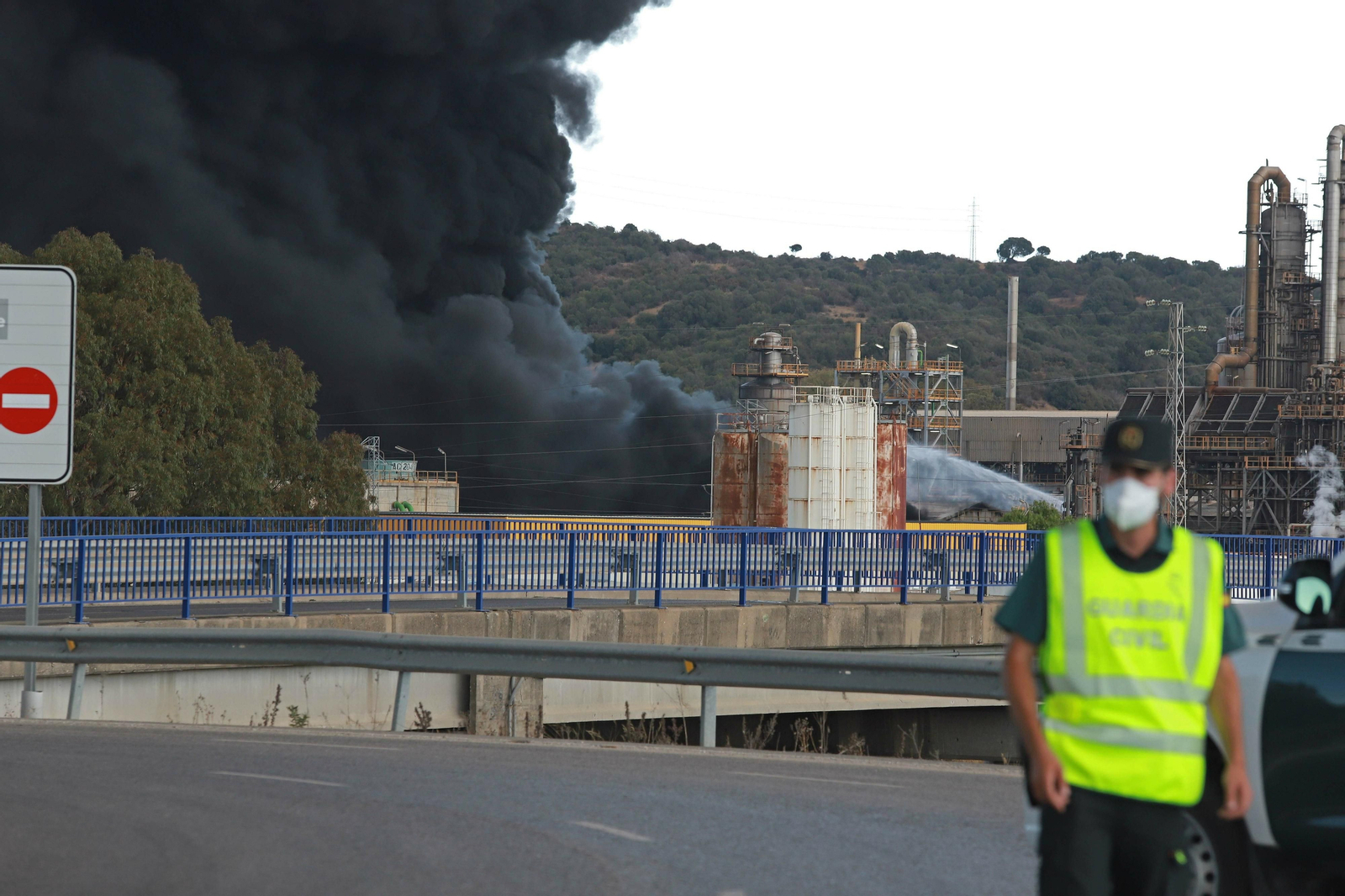Incendio en la fábrica de Indorama