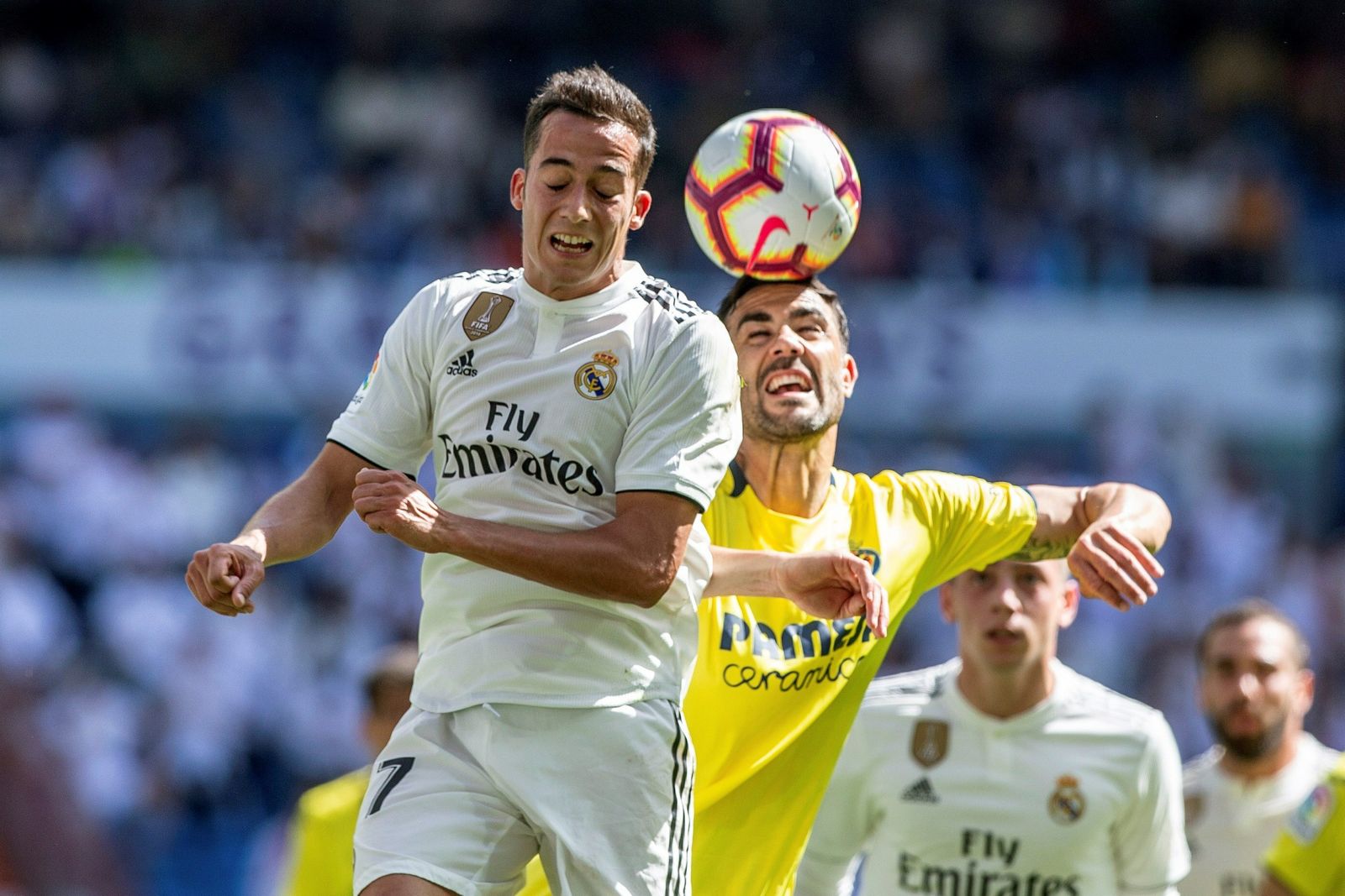 El Real Madrid - Villarreal, en imágenes