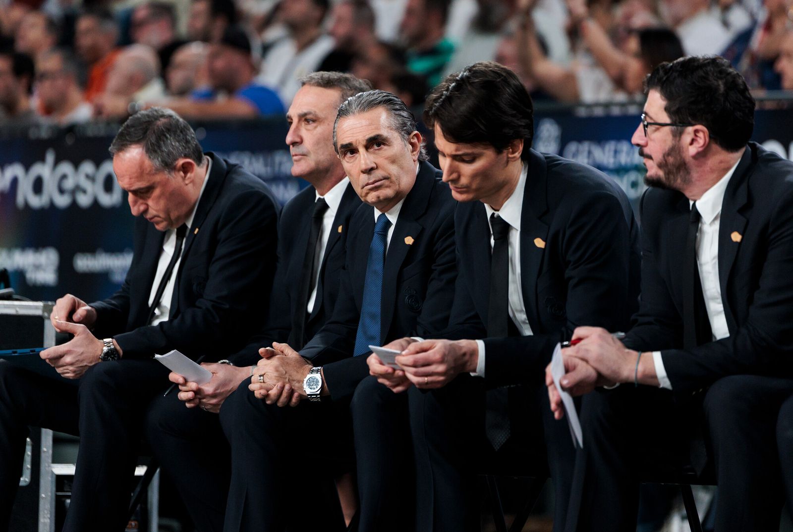 Scariolo y su cuerpo técnico