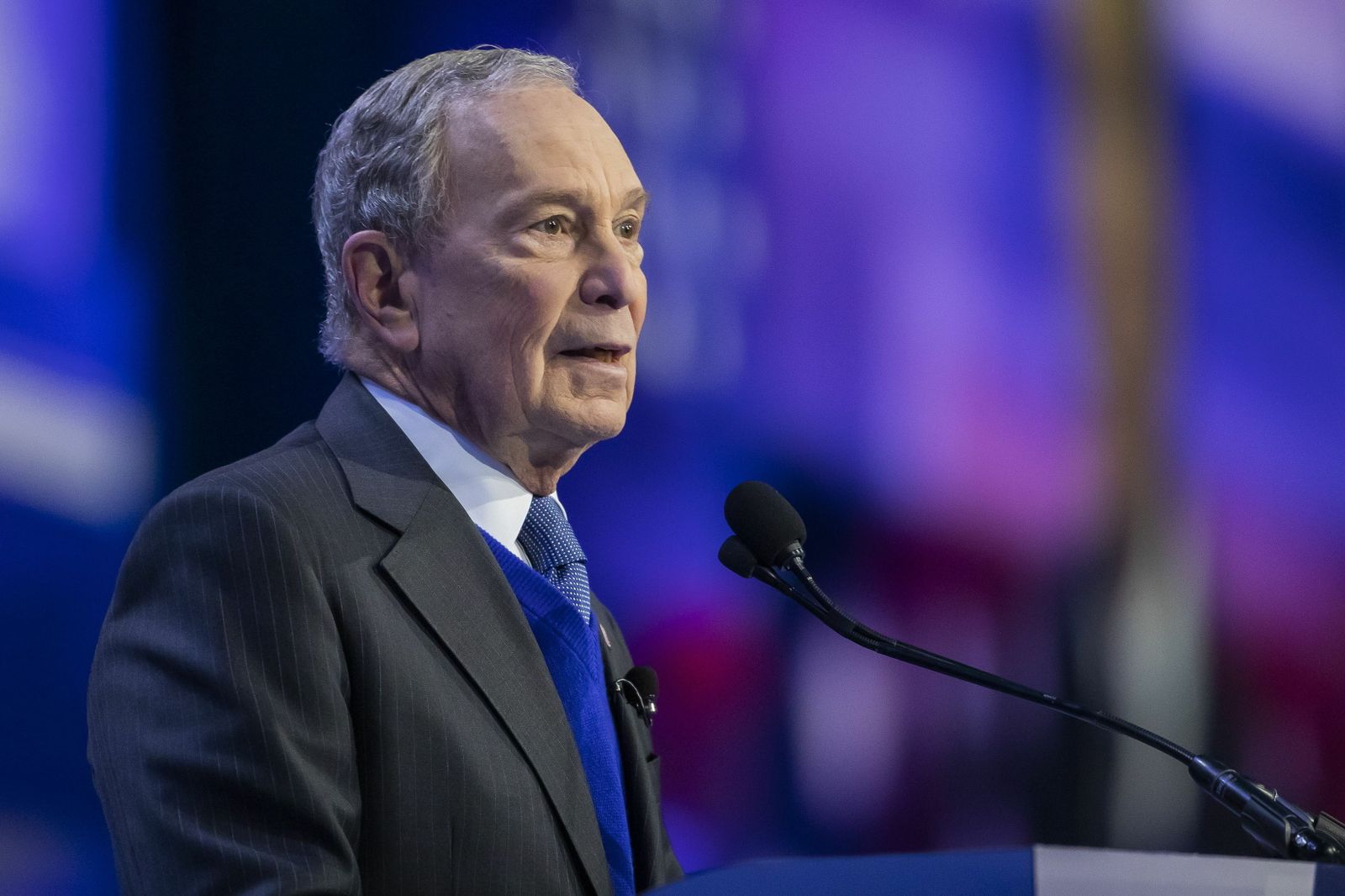 El multimillonario ex alcalde de Nueva York, Michael Bloomberg.