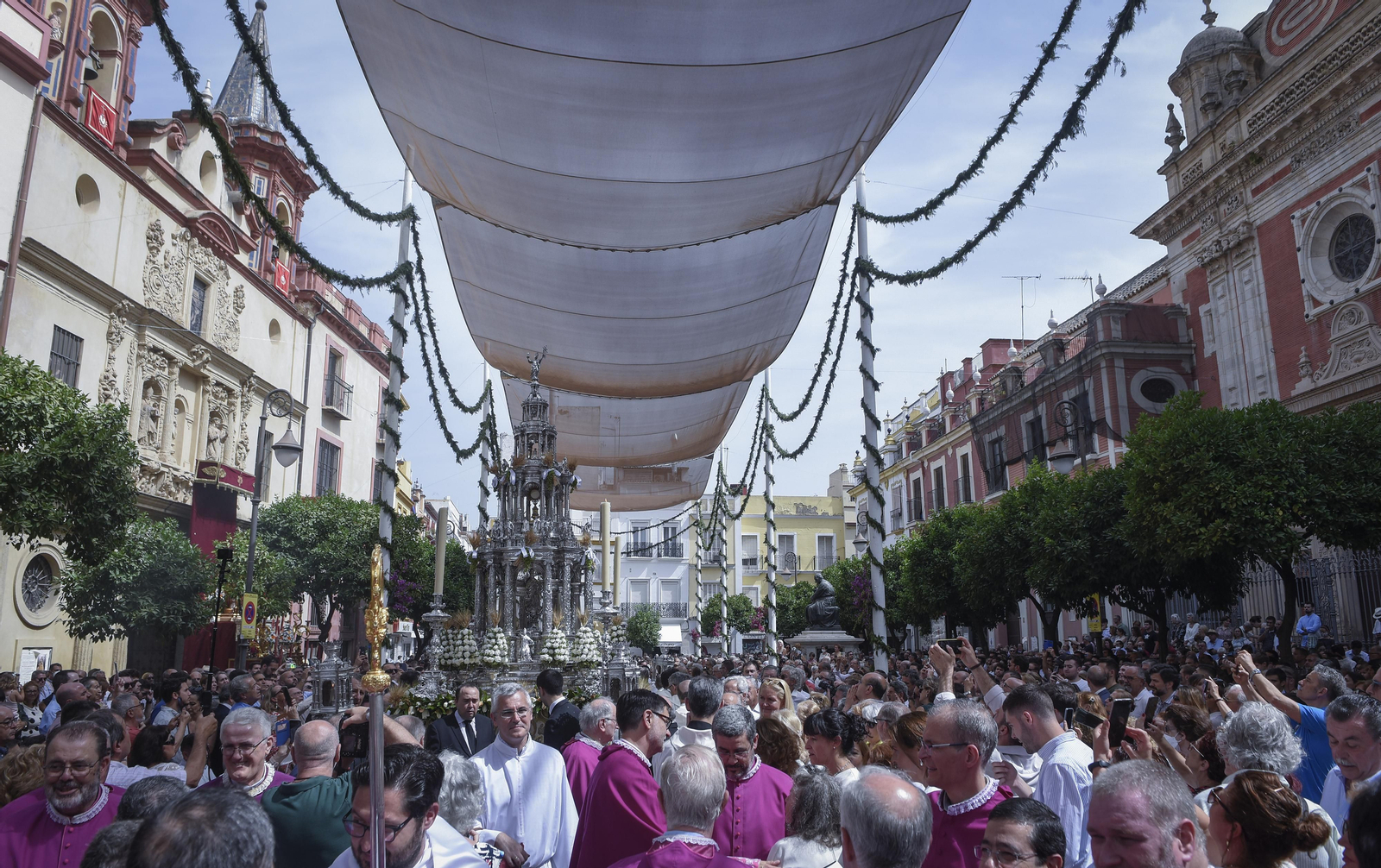 Las imágenes de la procesión del Corpus Christi de Sevilla 2022