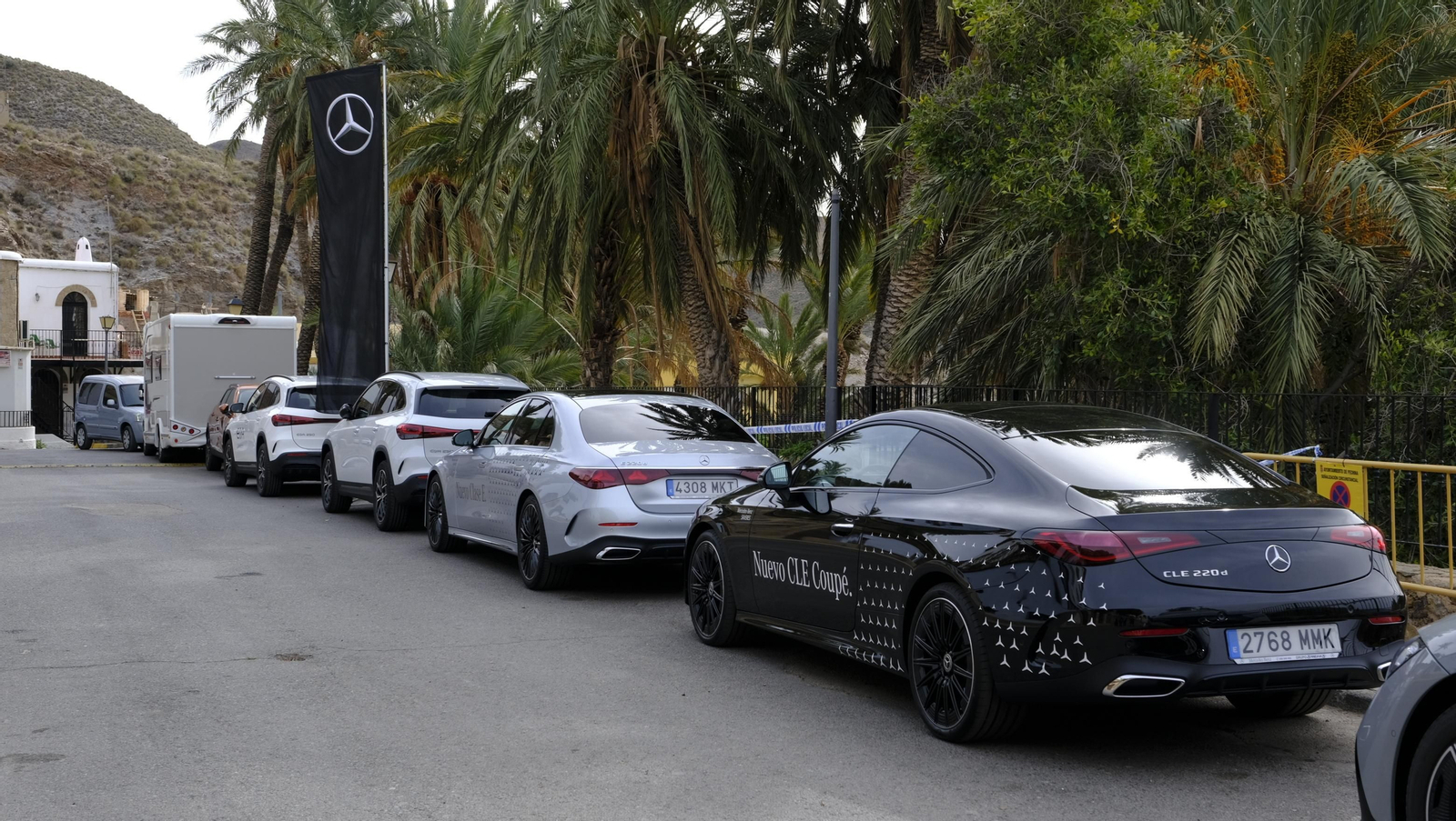 imágenes de la presentación de los nuevos Mercedes-Benz eléctricos, en SAVERES Huércal de Almería