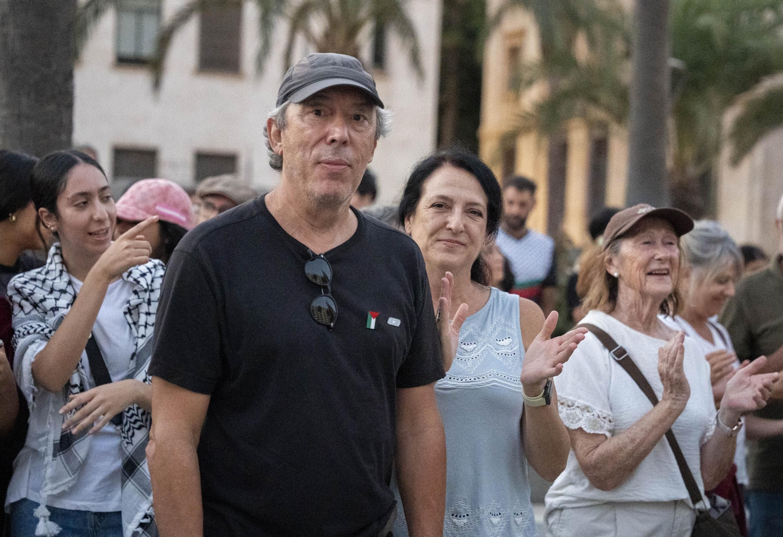 Manifestación convocada por la Plataforma Almería por Palestina