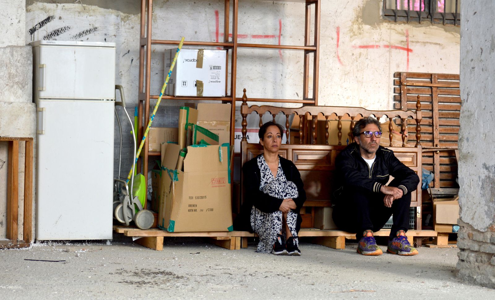 Belén Maya y David Montero, en una fotografía promocional de ‘Ex. El final del simulacro’.