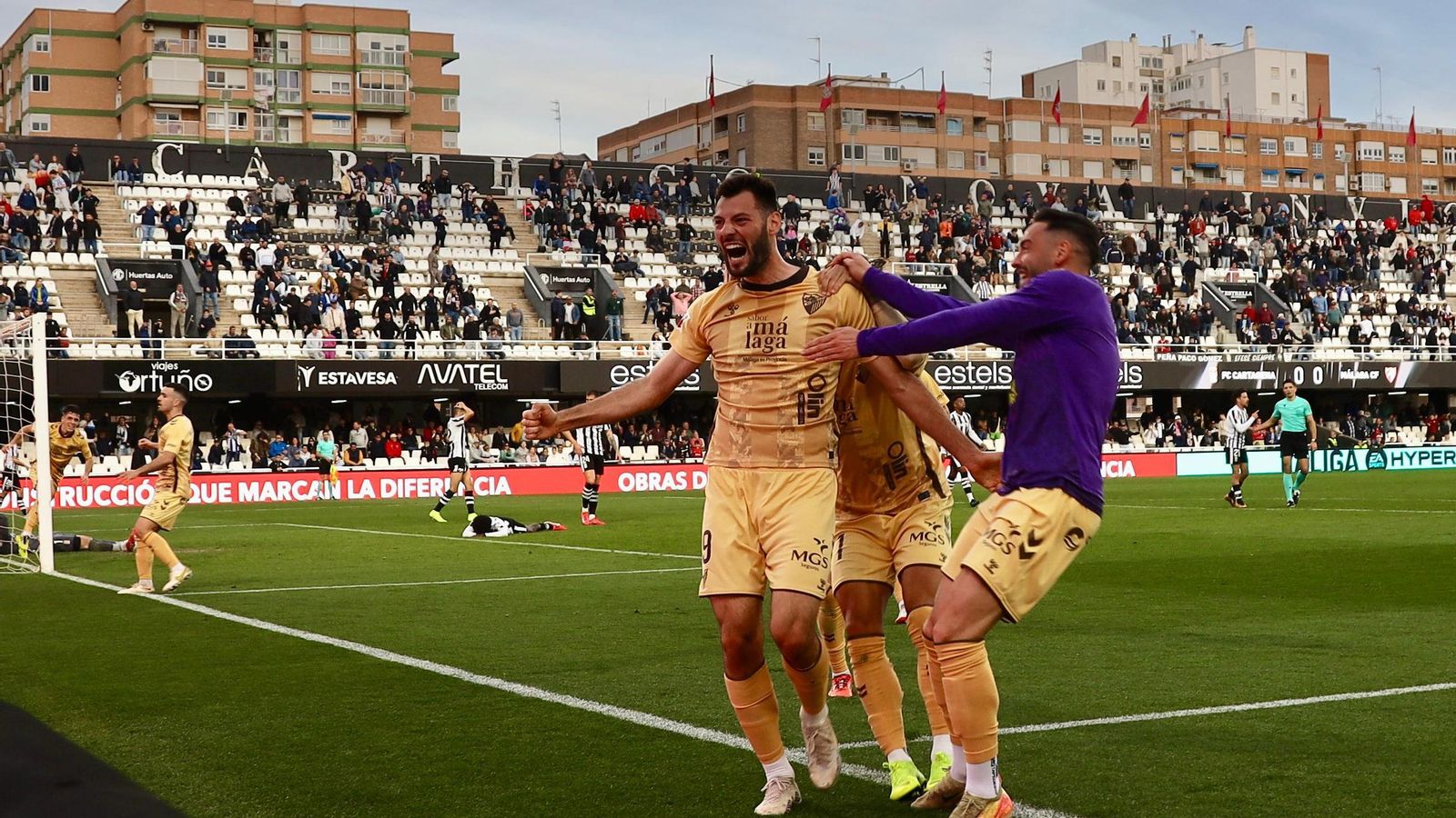 El FC Cartagena-Málaga CF, en fotos