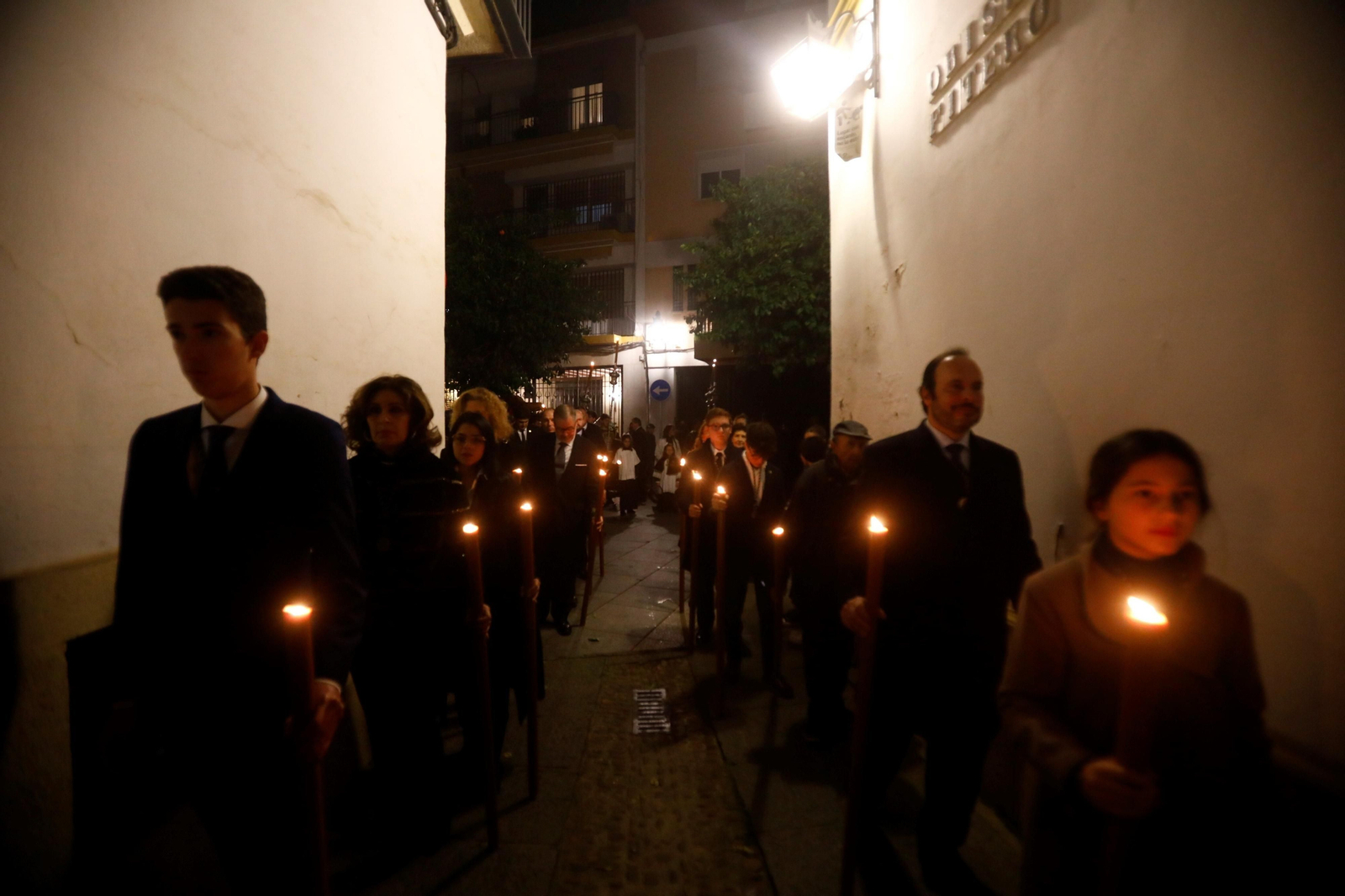 Las imágenes del vía crucis del Cristo de la Clemencia de Córdoba