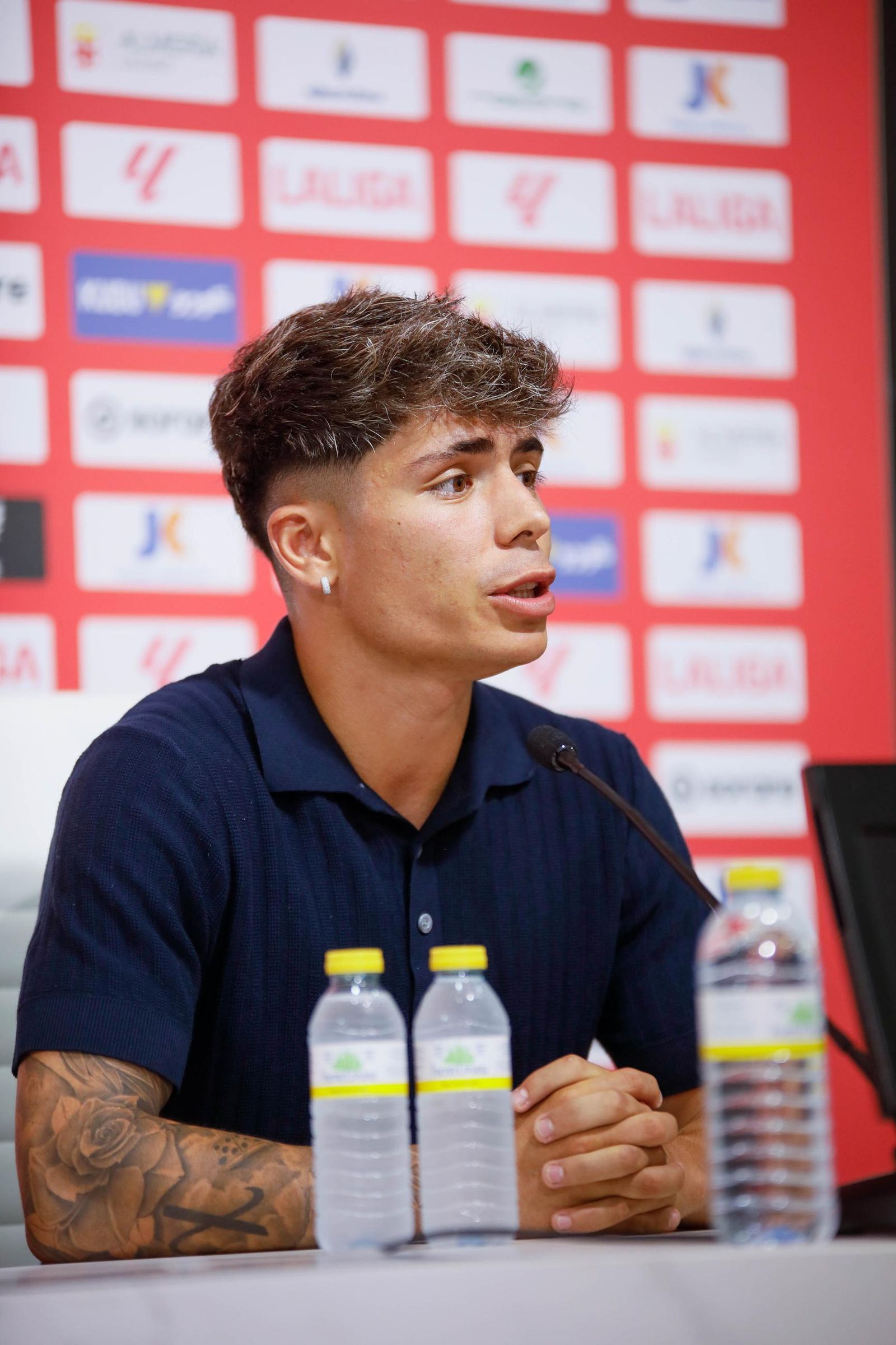 Presentación de Nico Melamed como nuevo jugador de la UDA, en imágenes