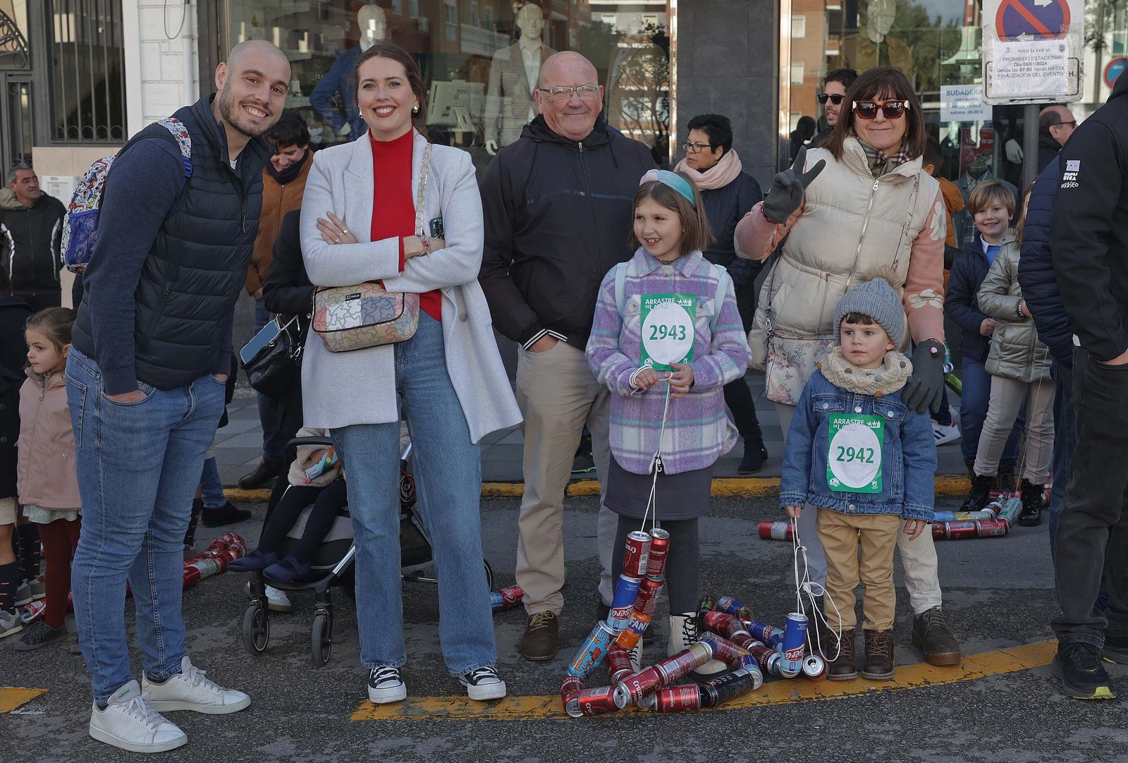 Fotos del arrastre de latas en Algeciras