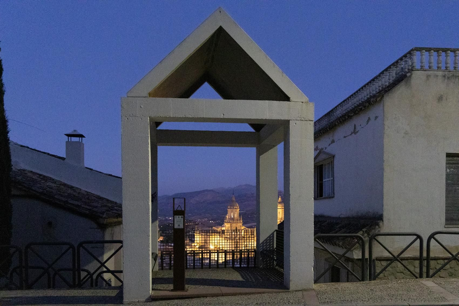 La Catedral de Jaén desde el mirador de la calle Duque.
