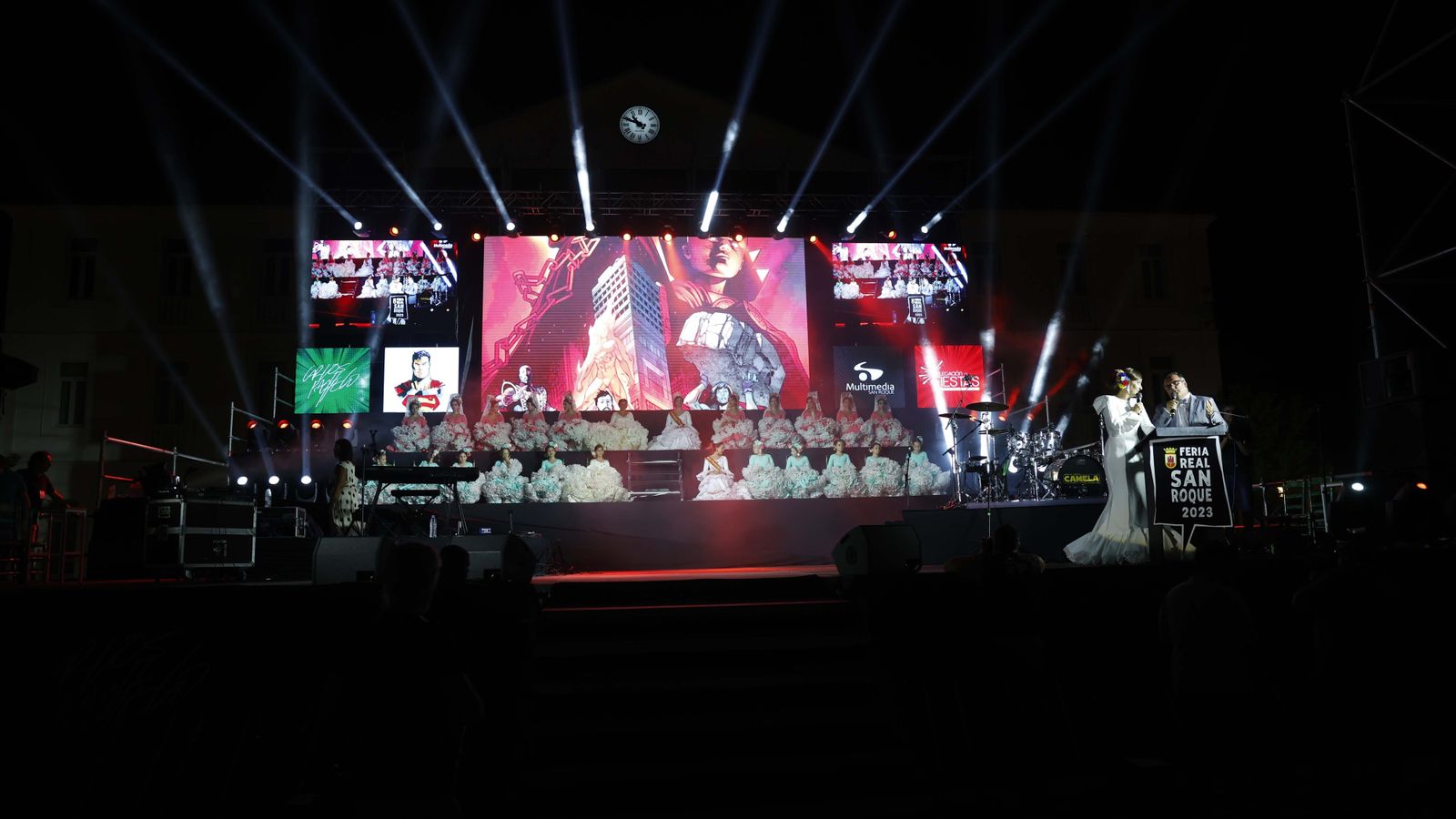 Las fotos del acto de coronación de la feria de San Roque 2023