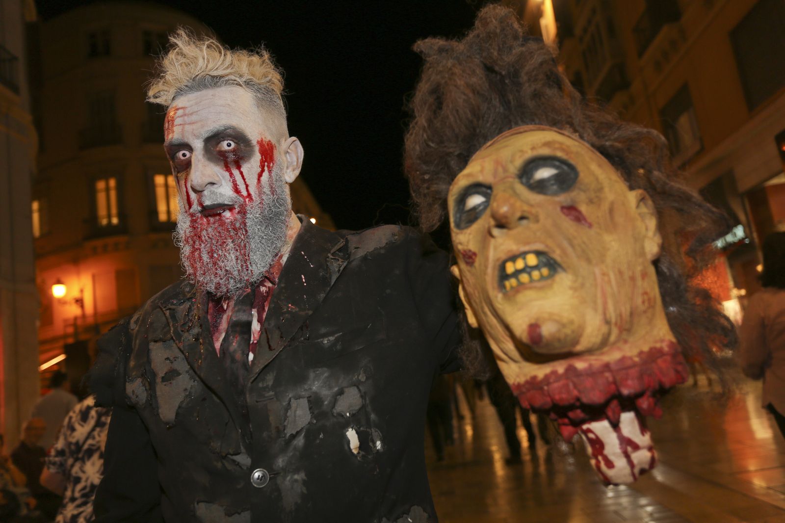 Las fotos de la noche de Halloween en Málaga