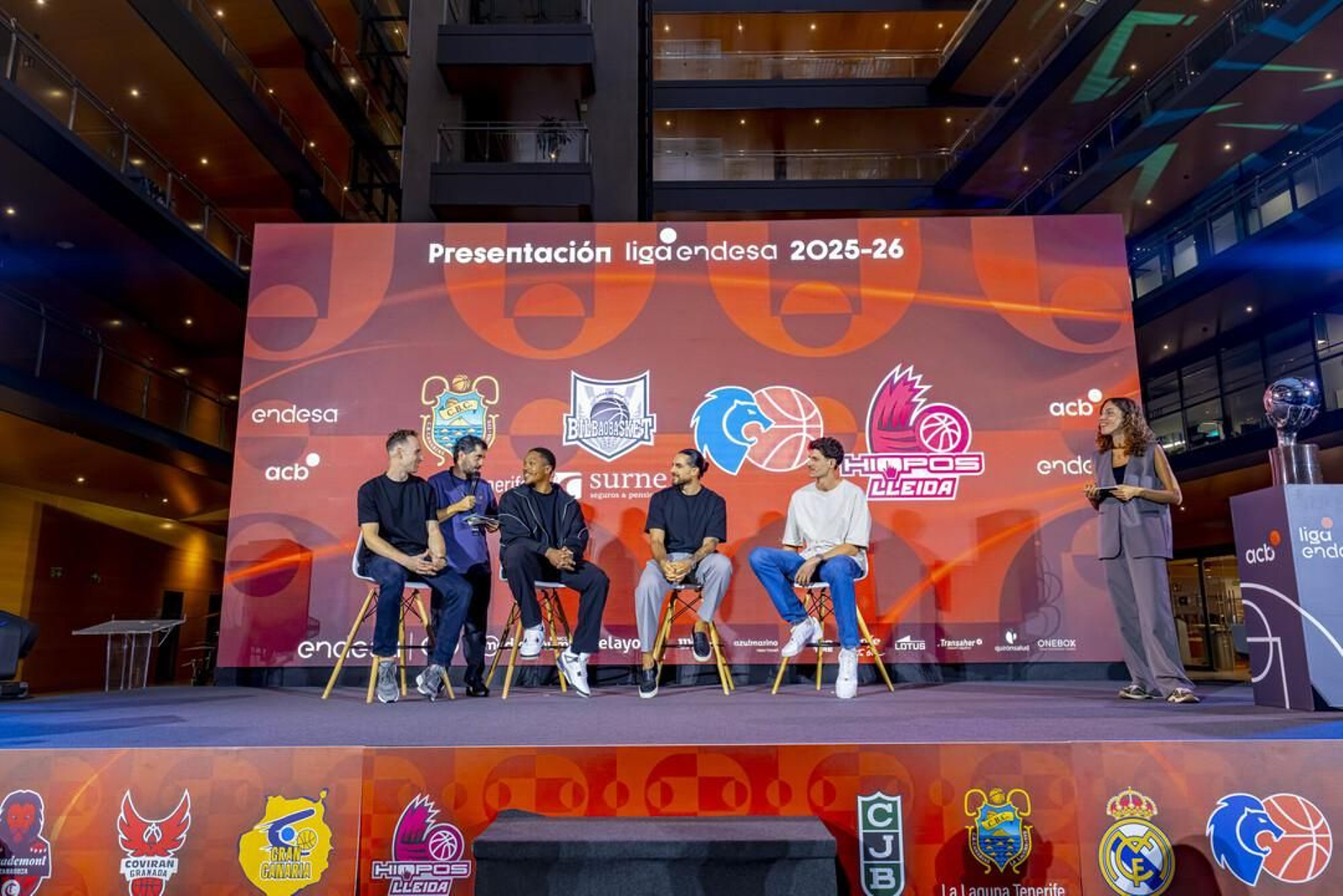 Las imágenes de la presentación de la Liga Endesa 25/26