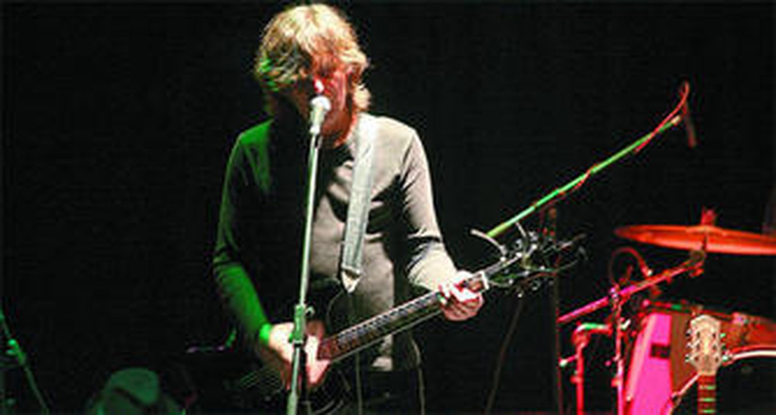 Nacho Vegas, durante una actuación.