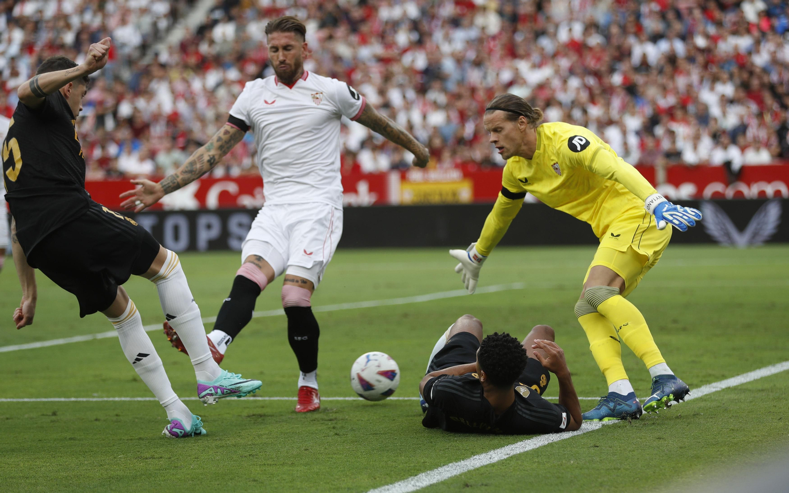 Las fotos del Sevilla-Madrid