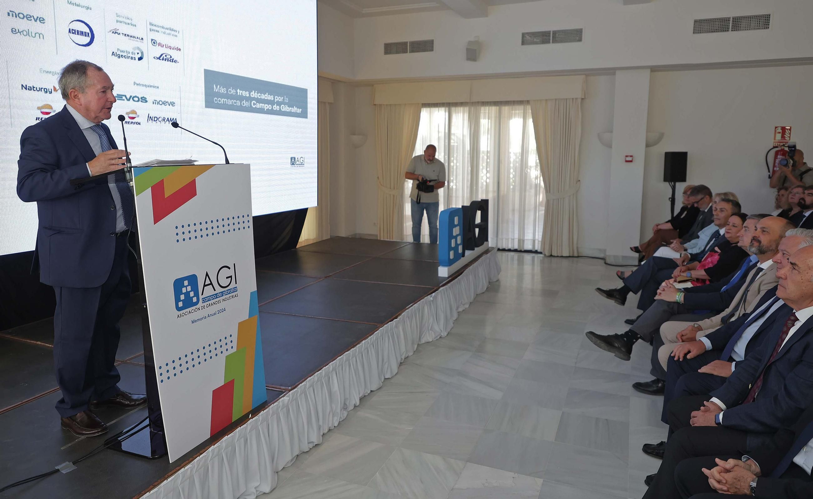 Fotos de la presentación de la Memoria de 2024 de la AGI en Guadacorte