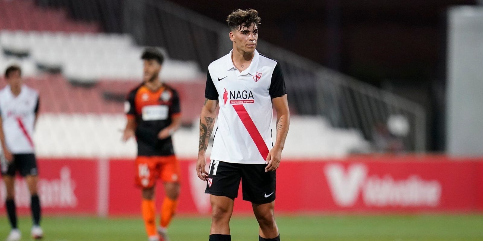 Isaac Romero, en un partido con el Sevilla Atlético.