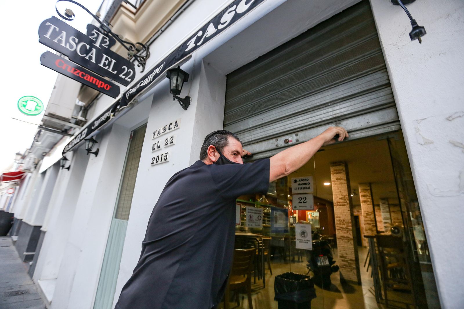 La Tasca el 22, en el centro de Chiclana, en una imagen de archivo.