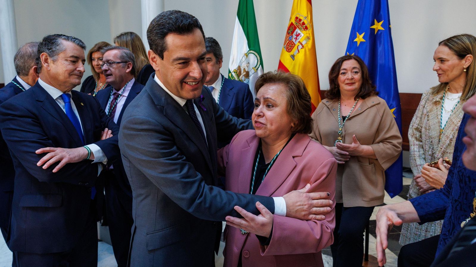 El presidente de la Junta en la toma de posesión de los integrantes del Consejo Consultivo.