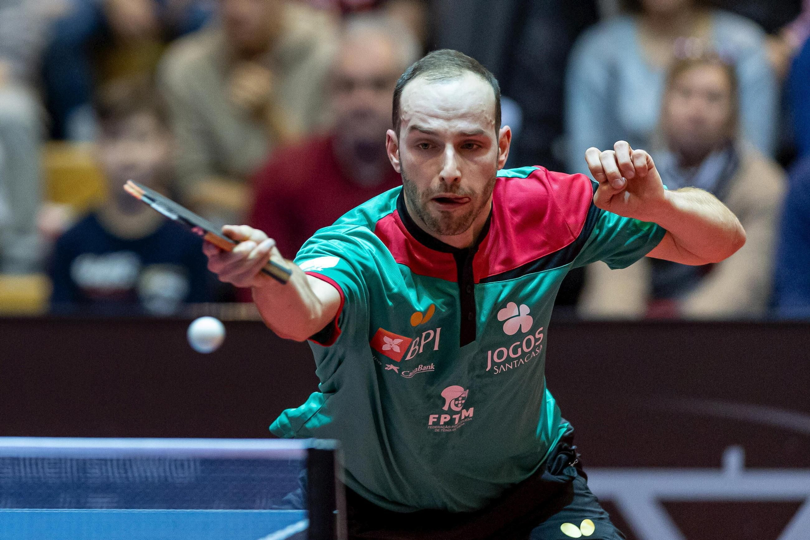 Diogo Carvalho, jugador del Cajasur Priego, en un compromiso con la selección de Portugal.