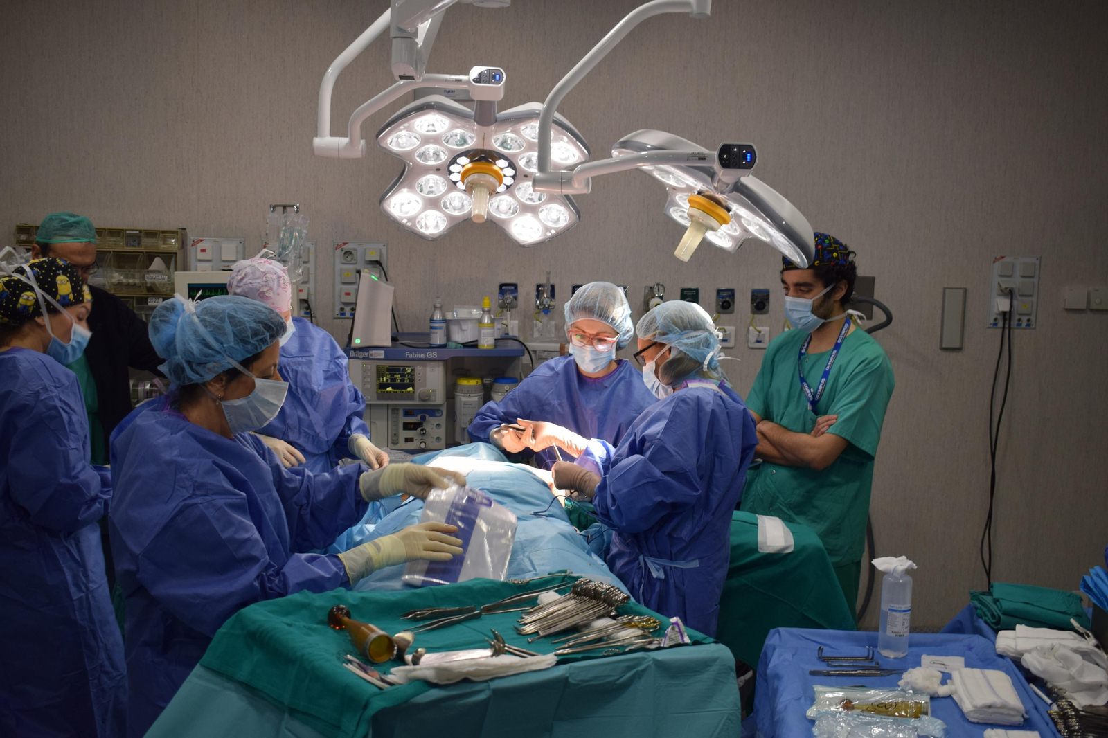 Una intervención de cáncer de mama.