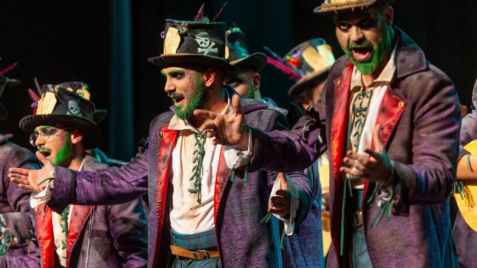 Un momento de la actuación.