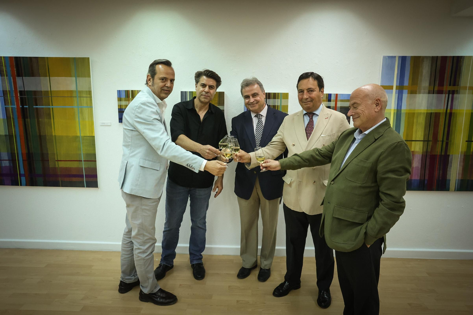 Imágenes de la inauguración de la exposición de Pepe Márquez en la sala ArteAdiario