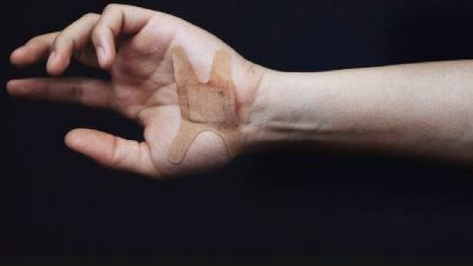 Una tirita en una herida.