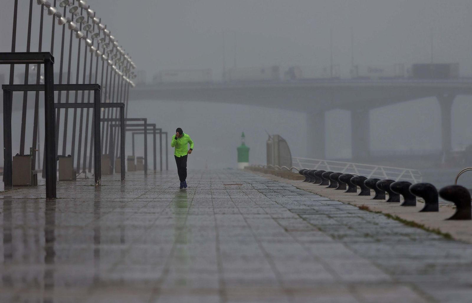 Borrasca 'Herminia' en Algeciras.