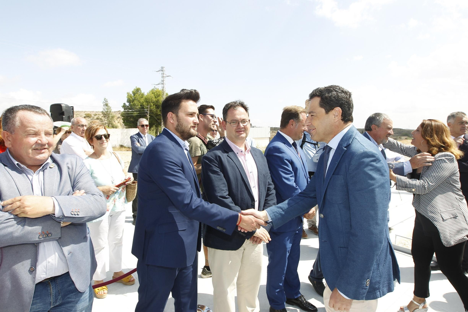 Inauguración escultura 'La Mujer del Almanzora'. Olula del Río