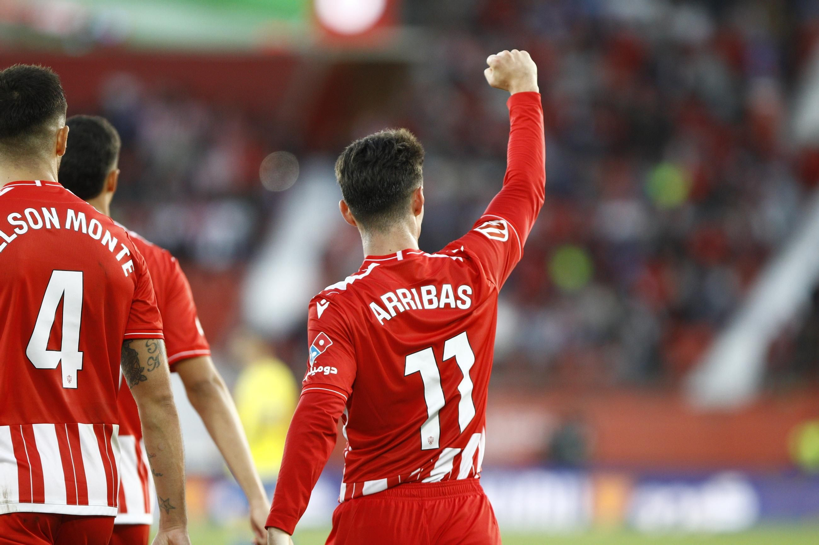 El partido U.D. Almería-Cádiz C.F. en imágenes