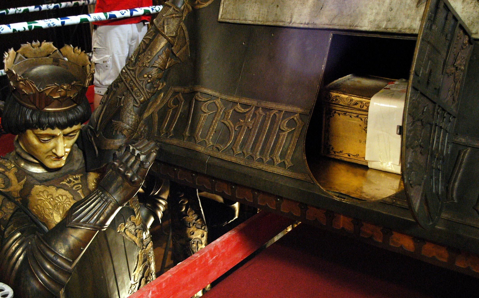 Los restos de Colón en la Catedral de Sevilla.