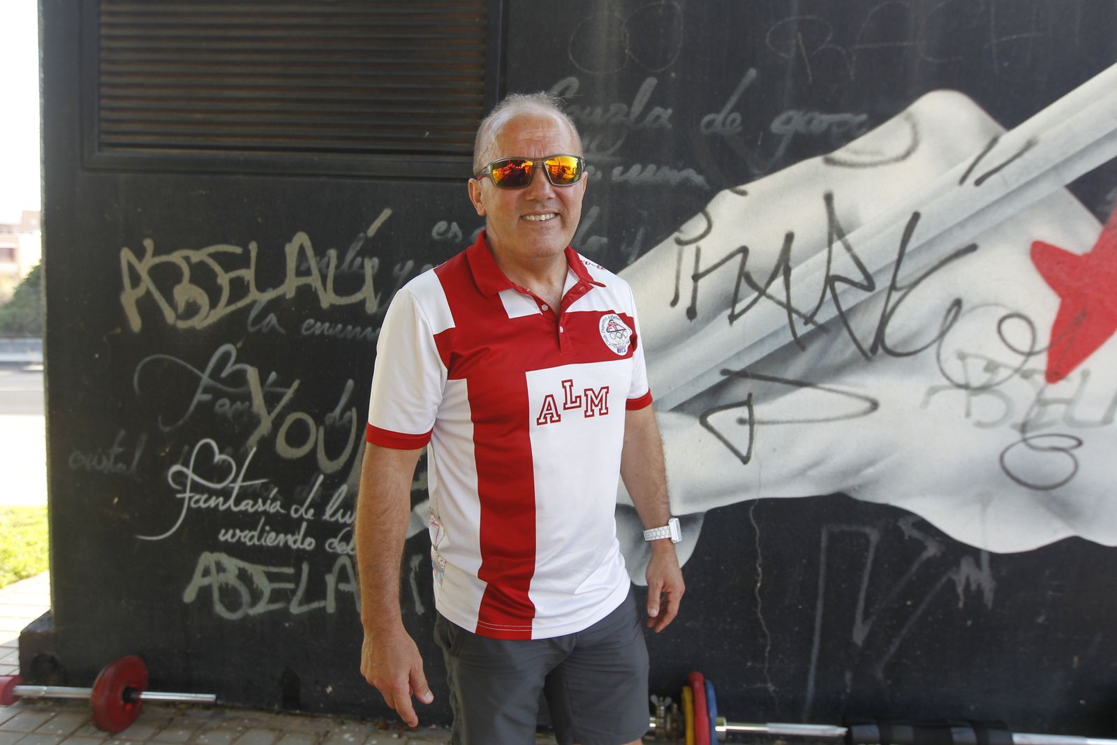 Entrenamiento del CD Atletas de Almería en el parque de Los Molinos
