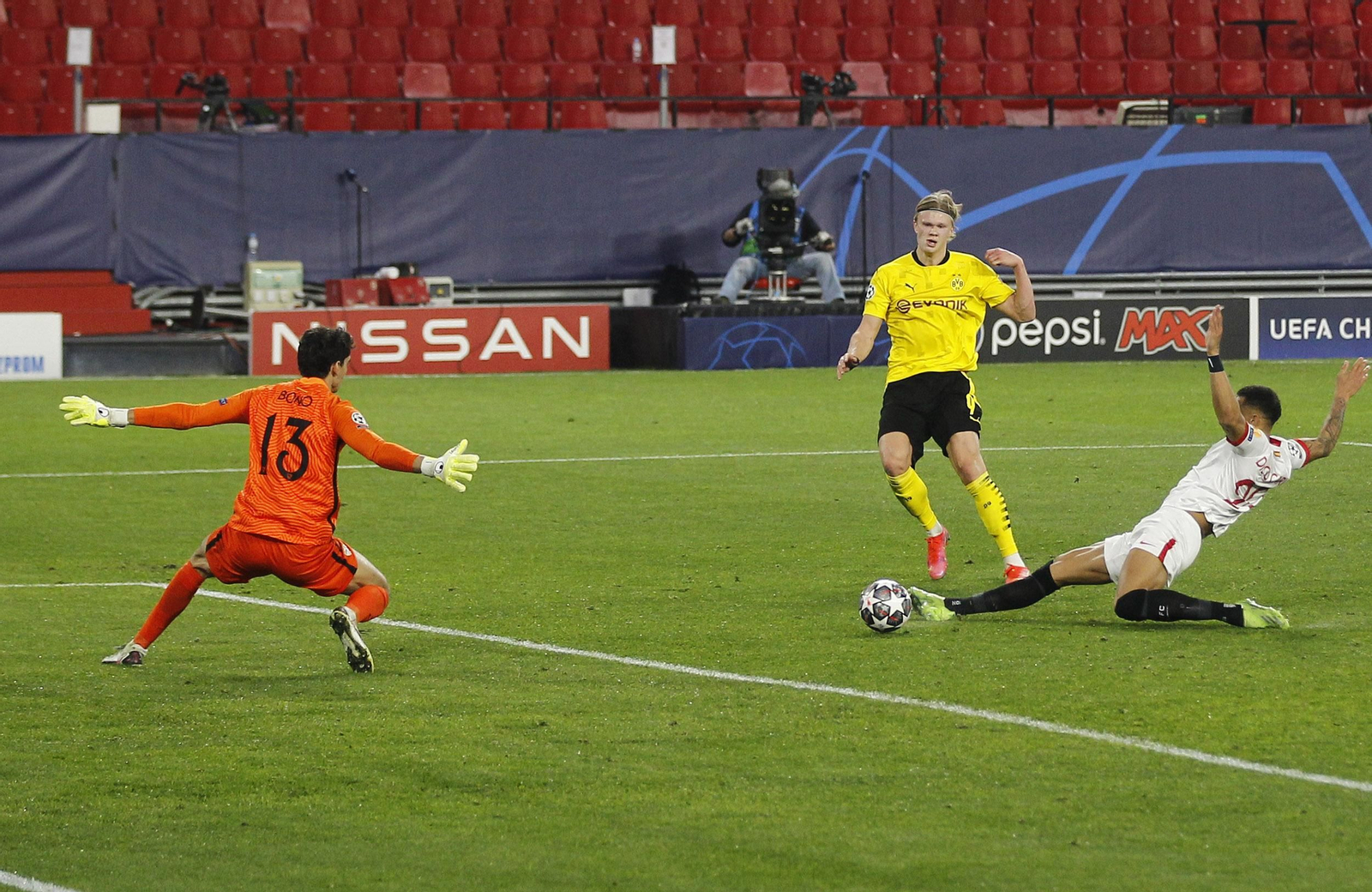 Las imágenes del Sevilla-Borussia Dortmund de Champions