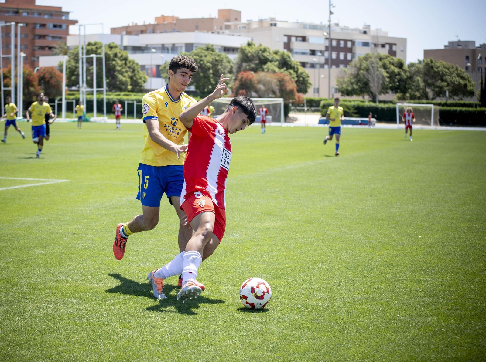 Partido de Segunda RFEF entre el Almería B y el Cádiz Mirandilla