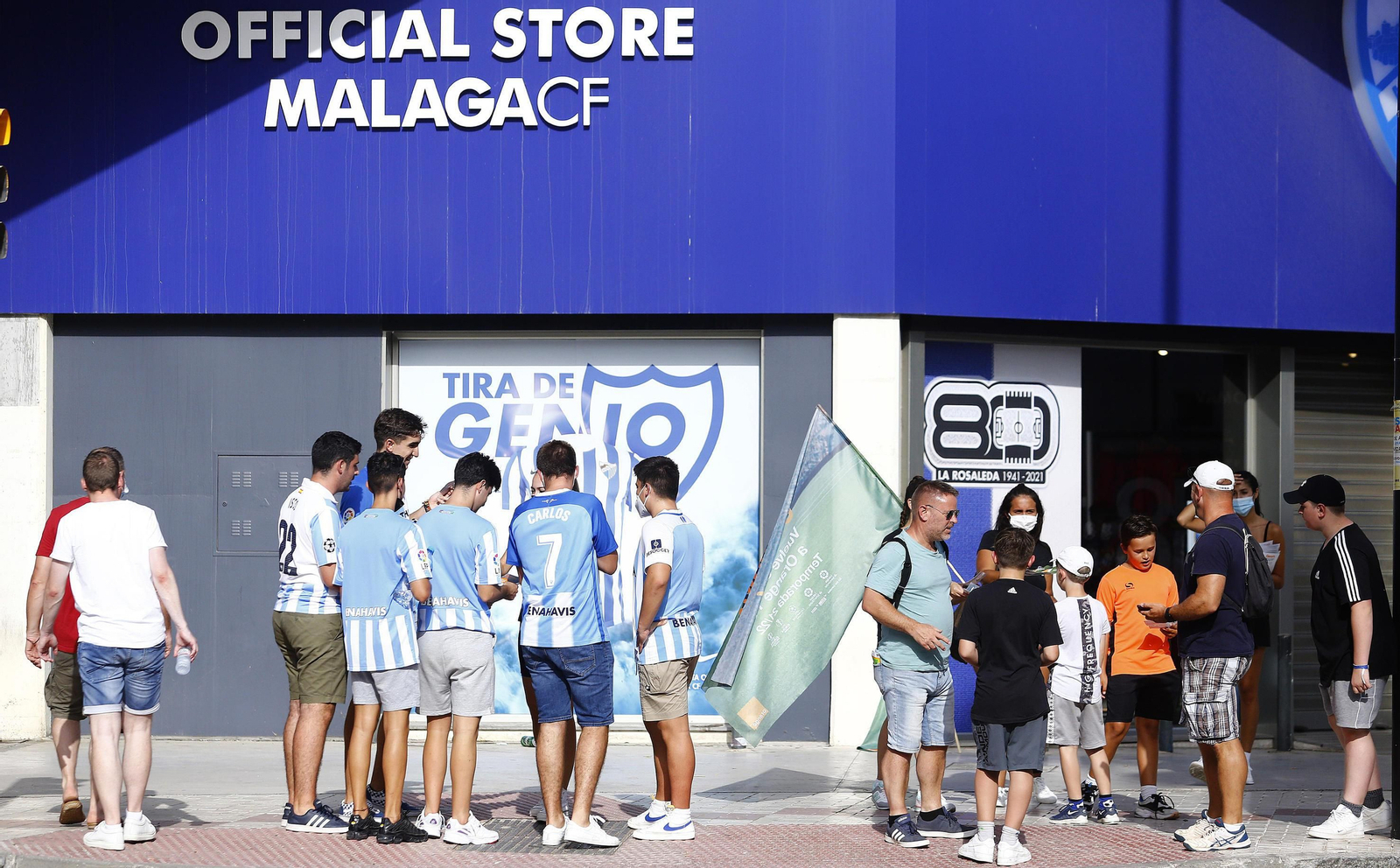 El Málaga CF-Mirandés, en fotos