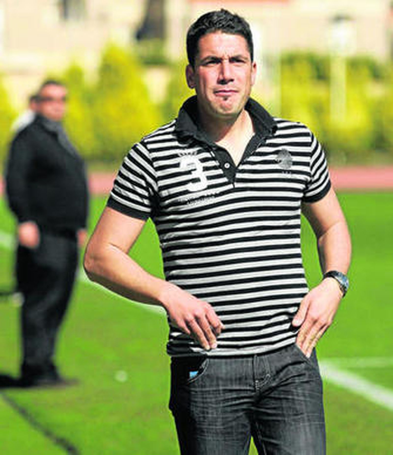 Julio Velázquez en la banda de Santo Domingo.