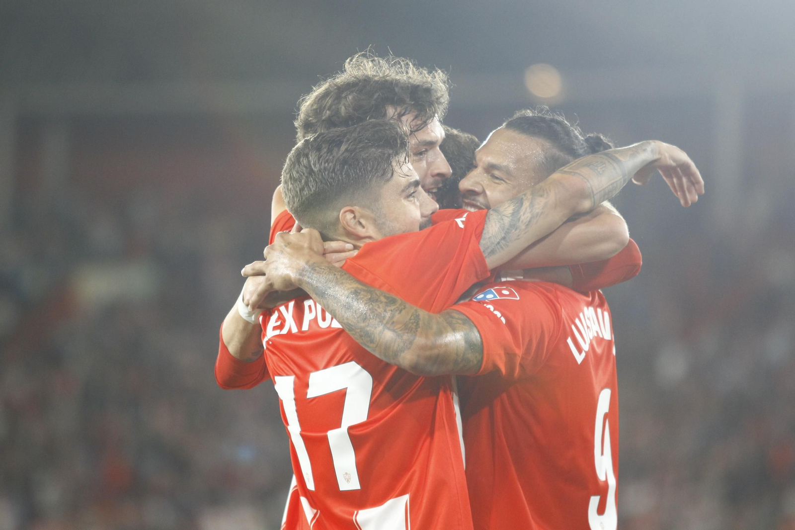 Las mejores imágenes del partido de fútbol U.D. Almería-Córdoba C.F.